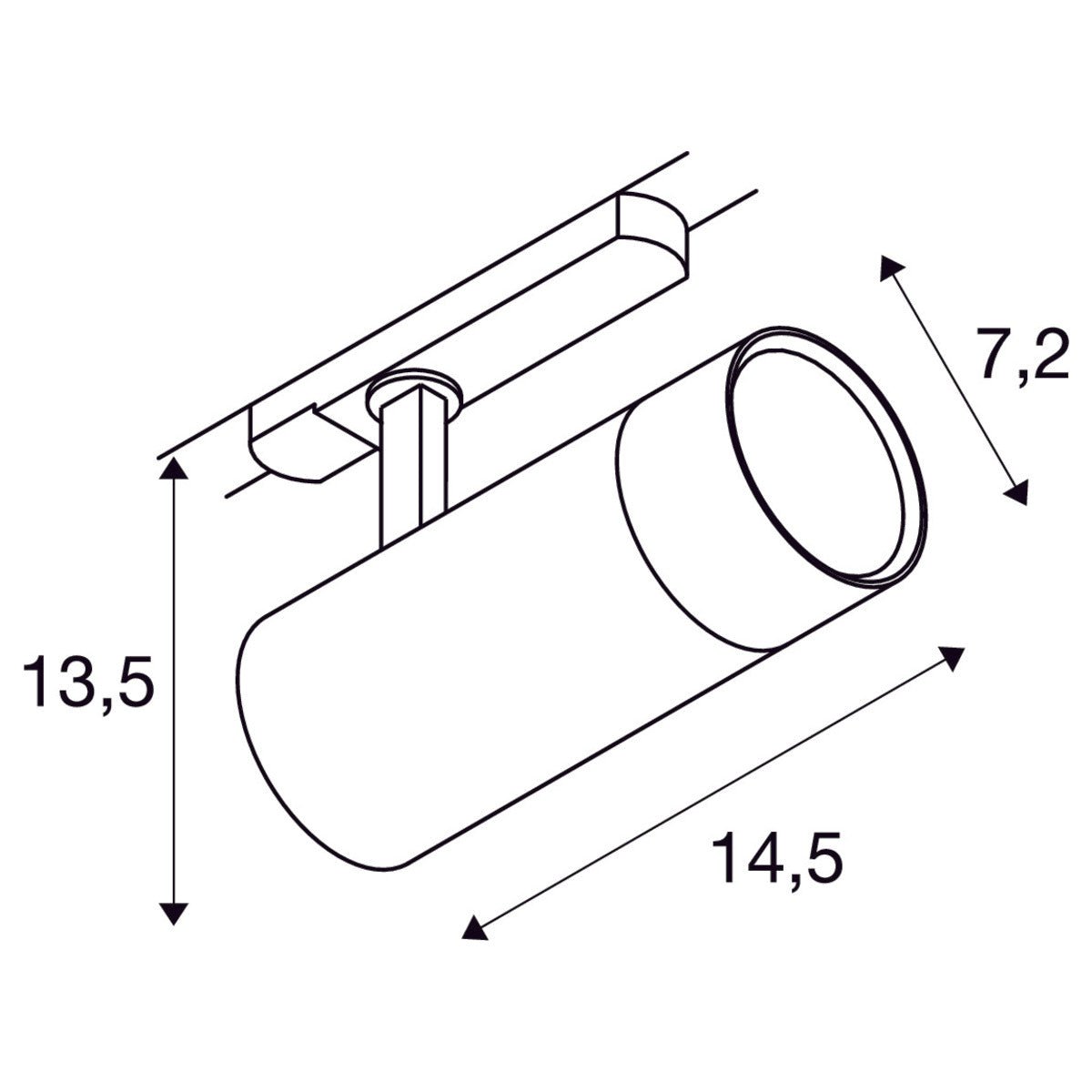 TRACKSPOT V 3Ph. - SLV - 1007655