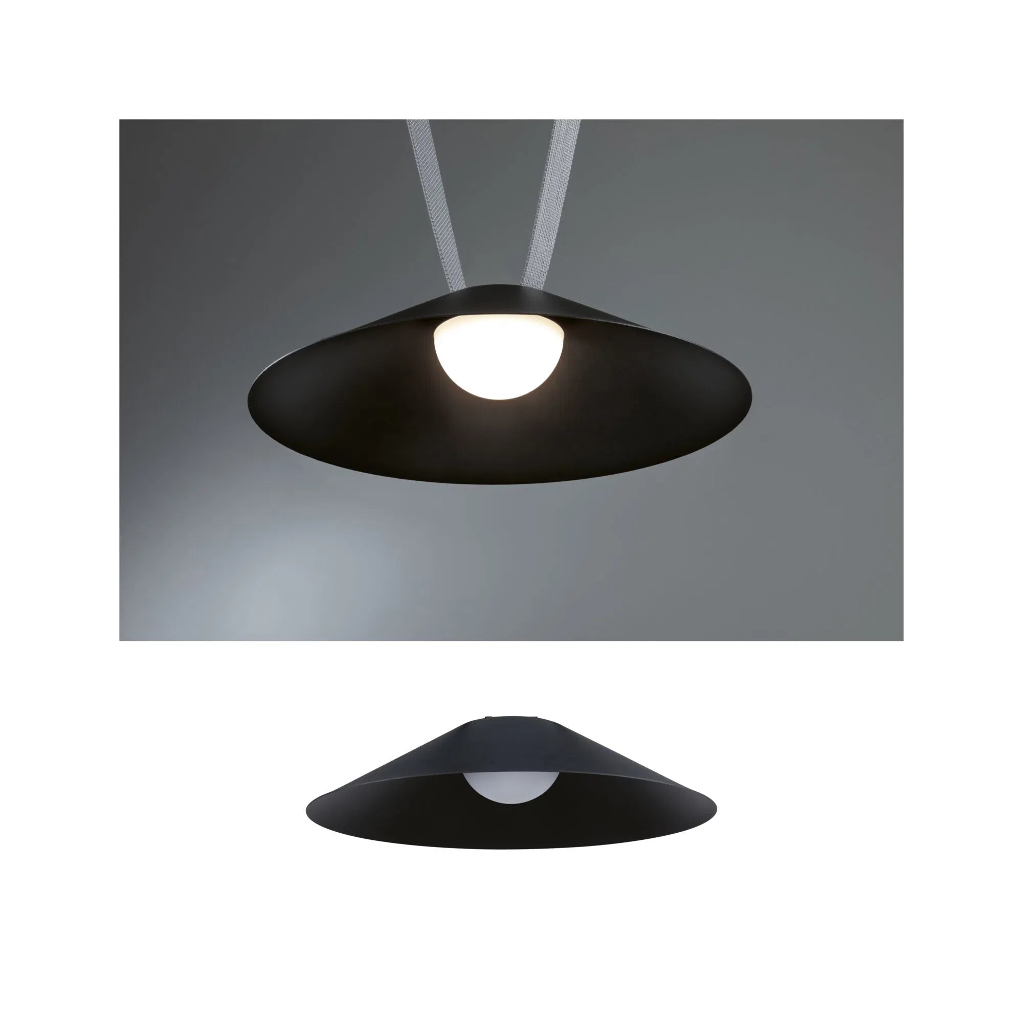ULineLED Pendelleuchte Cone 350mm 12W Schwarz - Paulmann - 94615