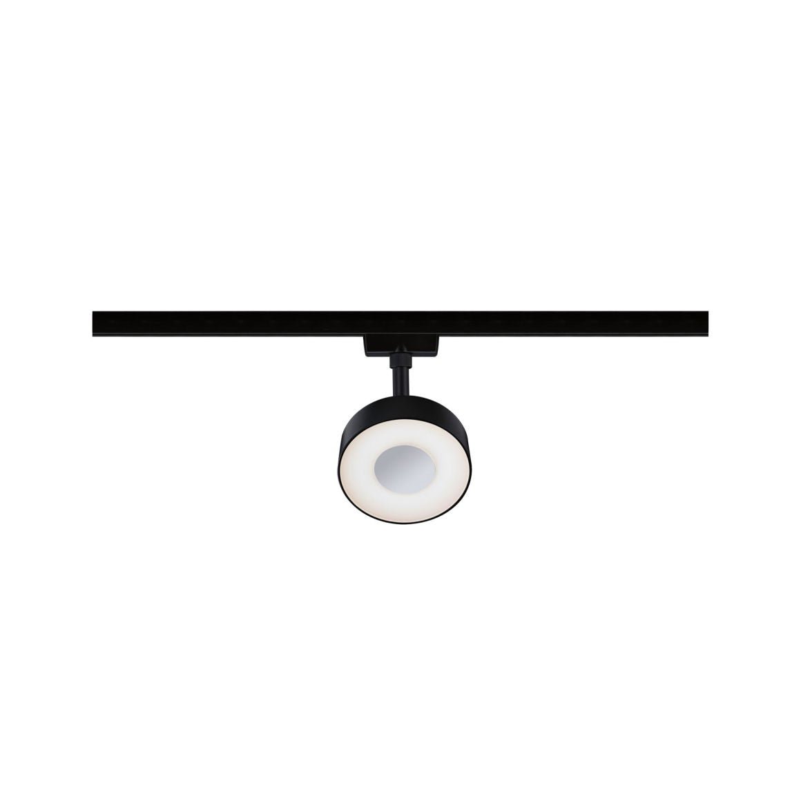 URail LED Schienenspot 3 - Step - Dim Circle Einzelspot 160lm 5W 3000K dimmbar 230V Schwarz matt - Paulmann - 95589