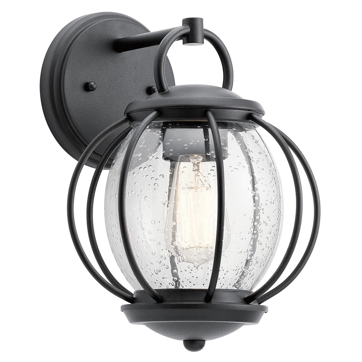 Vandalia Wandlaterne mit 1 Licht, Strukturschwarz - Elsteadlighting - KL - VANDALIA2 - S