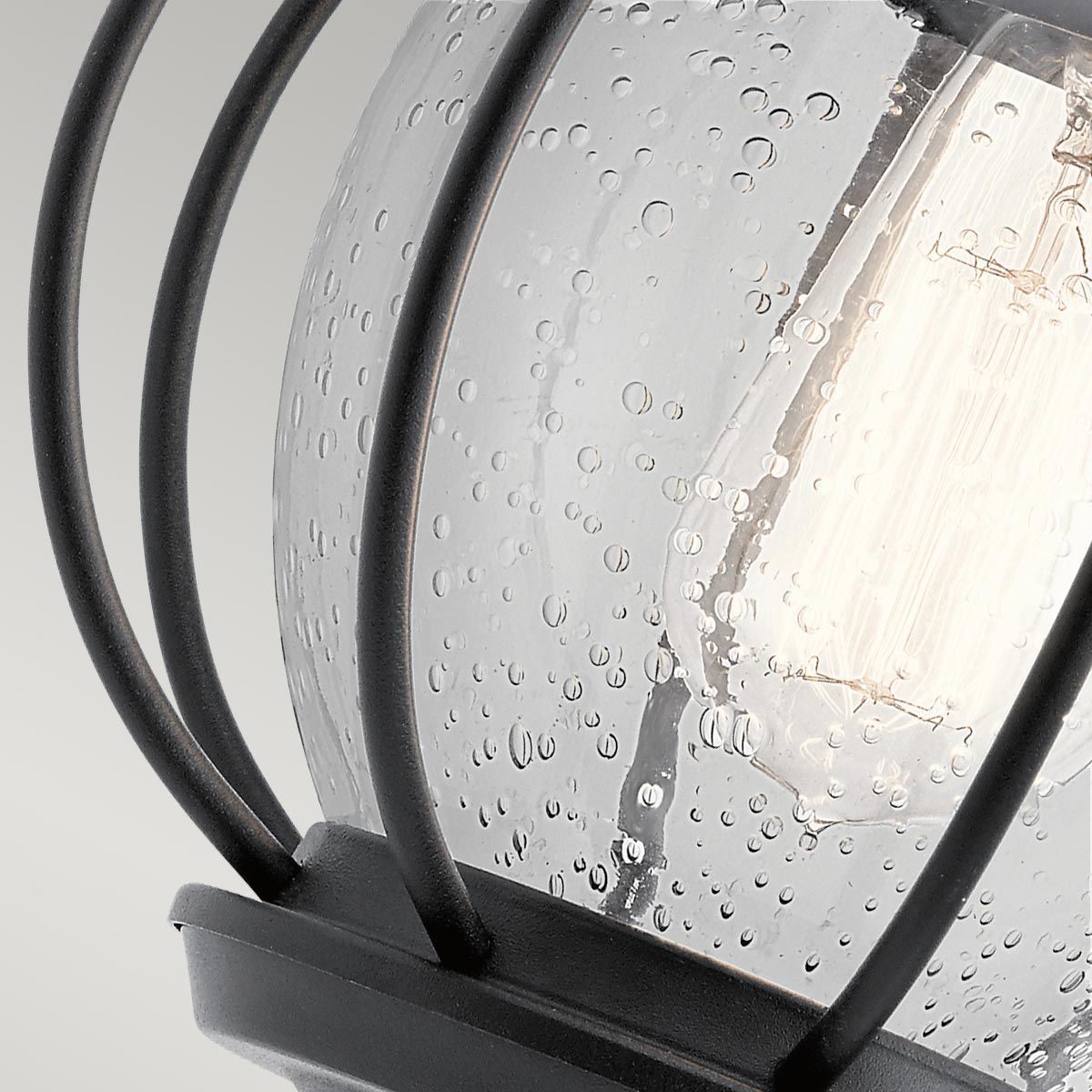 Vandalia Wandlaterne mit 1 Licht, Strukturschwarz - Elsteadlighting - KL - VANDALIA2 - S