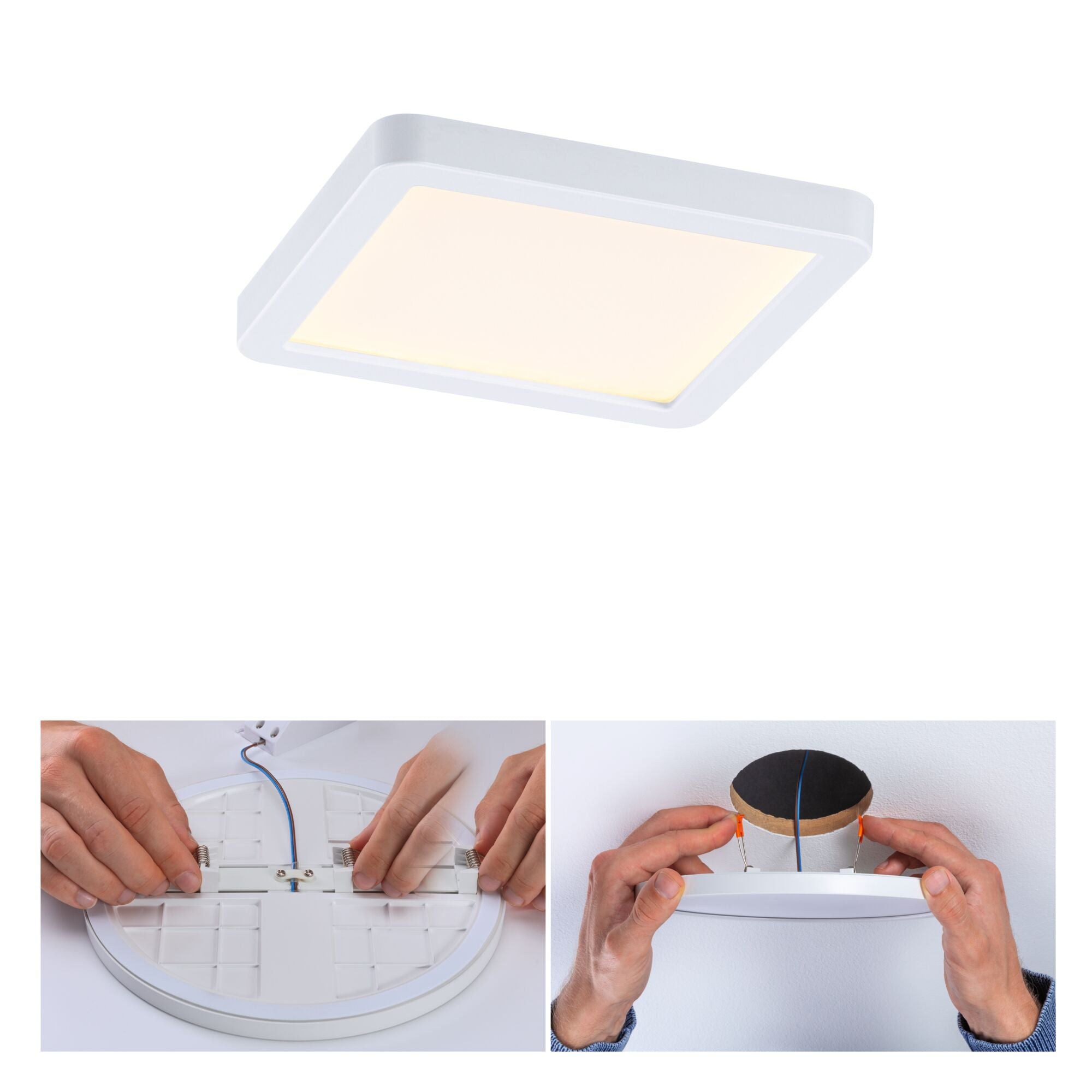 VariFit Areo IP44 eckig 118x118mm 6,5W 500lm 3000K Weiß - Paulmann - 93039