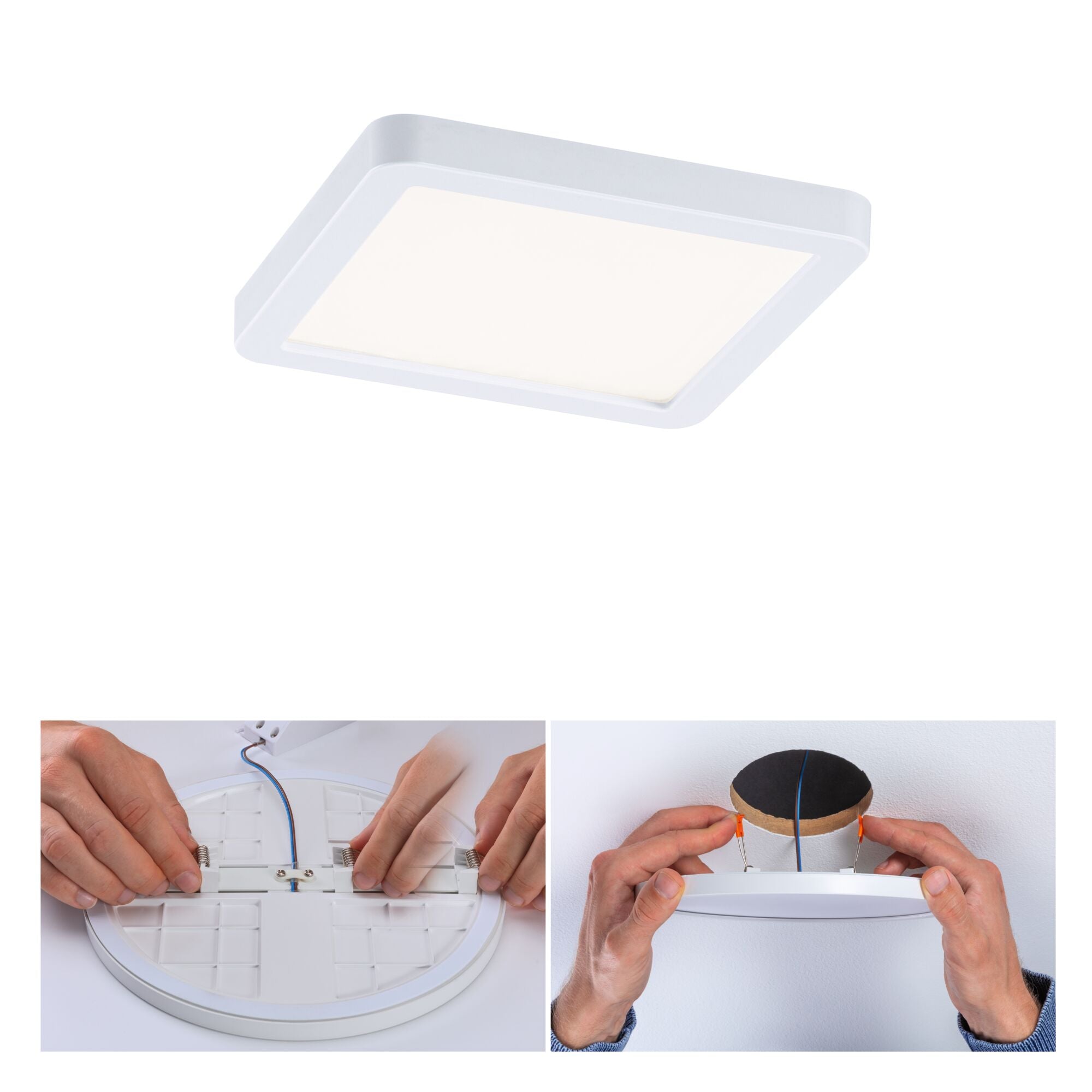 VariFit Areo IP44 eckig 118x118mm 6,5W 500lm 4000K Weiß - Paulmann - 93041