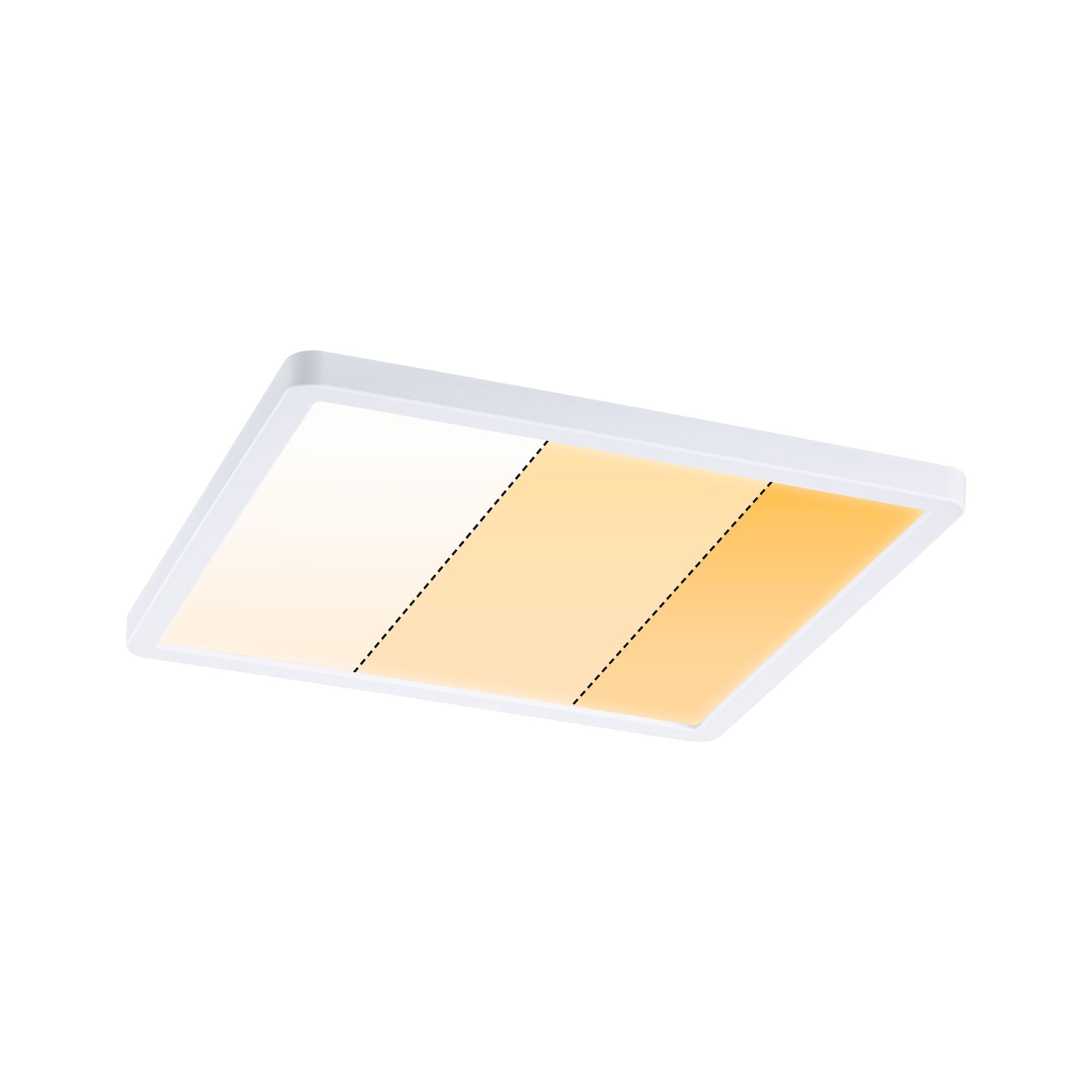 VariFit Areo IP44 eckig 230x230mm 16W 1400lm 3 Step Dim to warm Weiß matt dimmbar - Paulmann - 92994