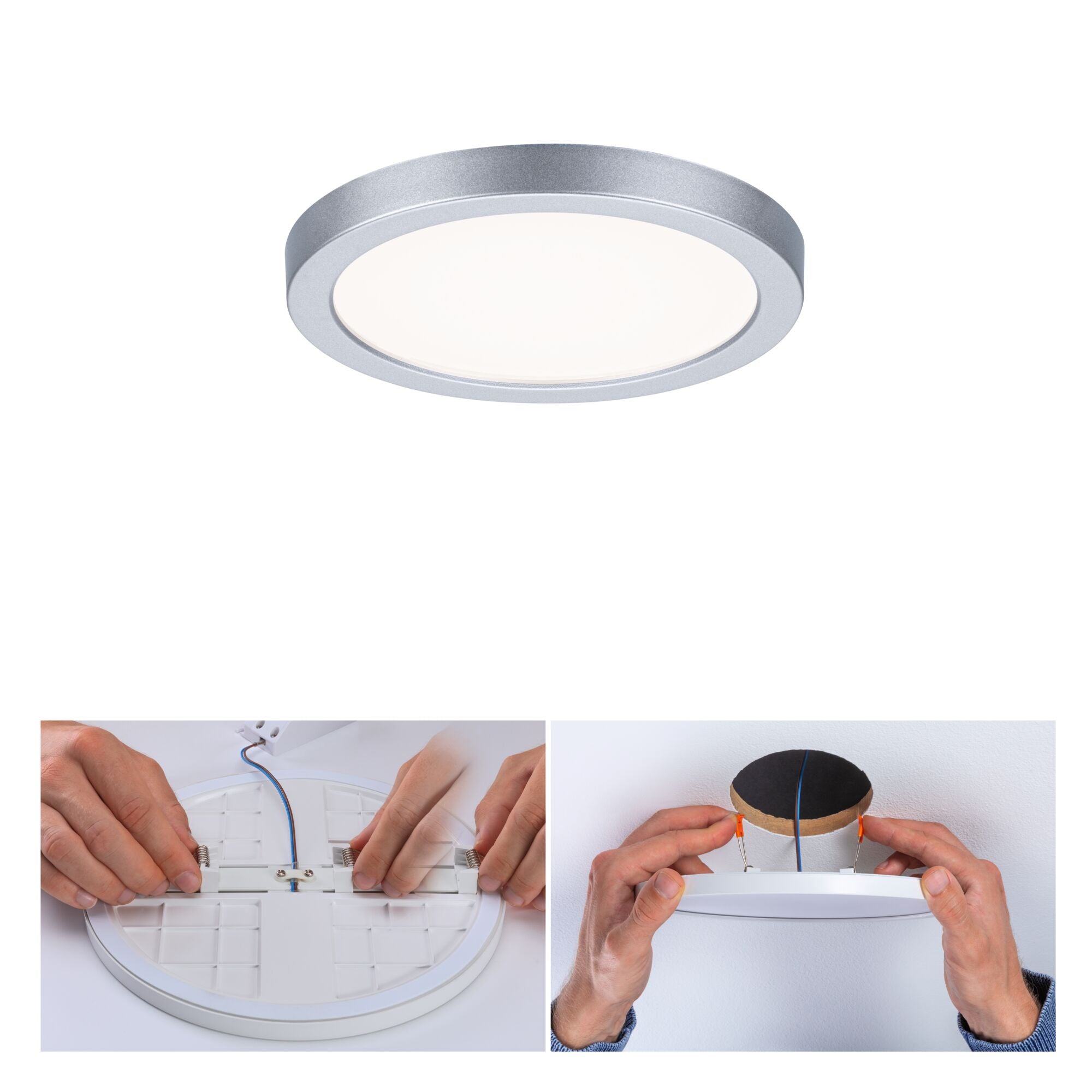 VariFit Areo IP44 rund 118mm 6,5W 500lm 4000K Chrom matt - Paulmann - 93037