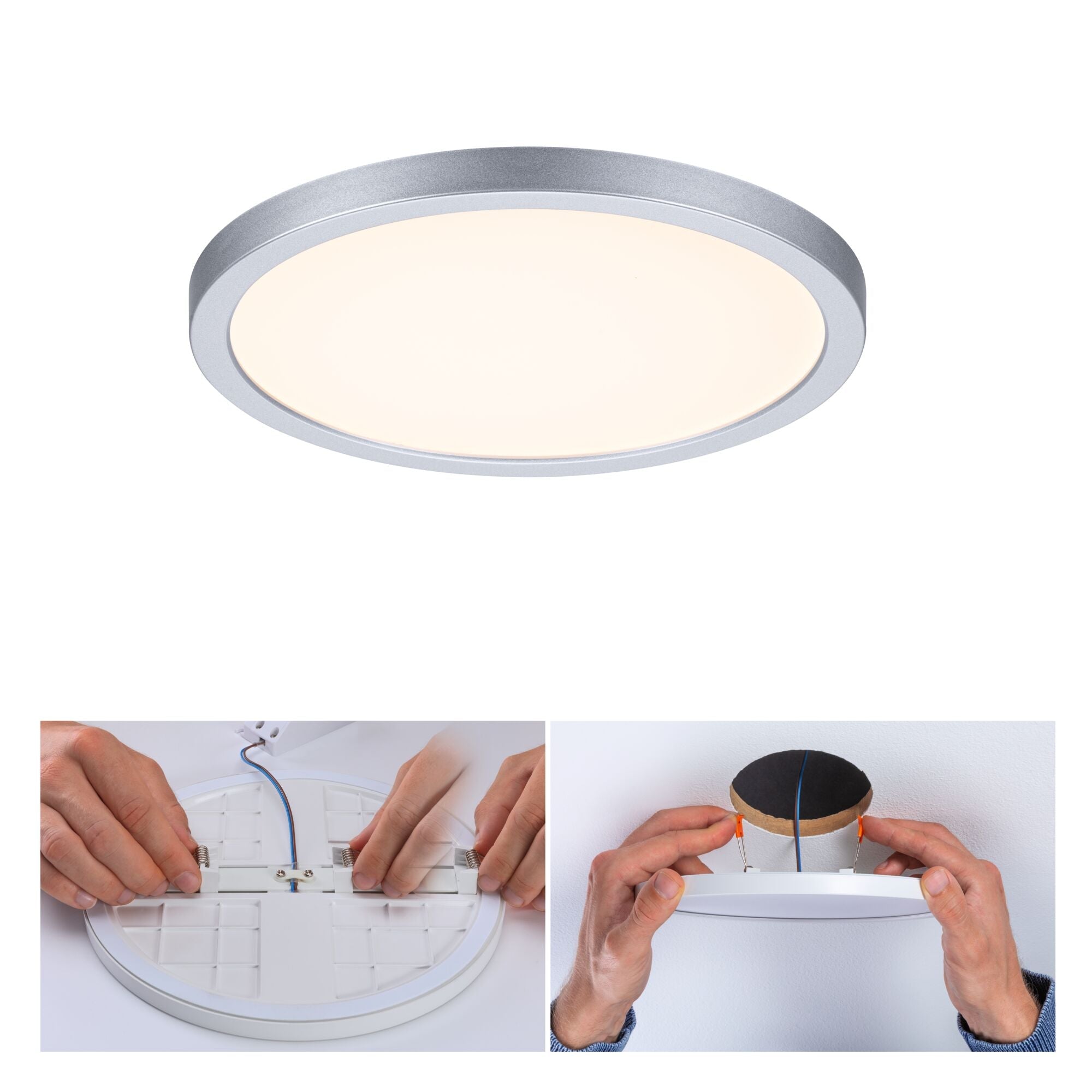 VariFit Areo IP44 rund 175mm 13W 1200lm 3000K Chrom matt dimmbar - Paulmann - 93051