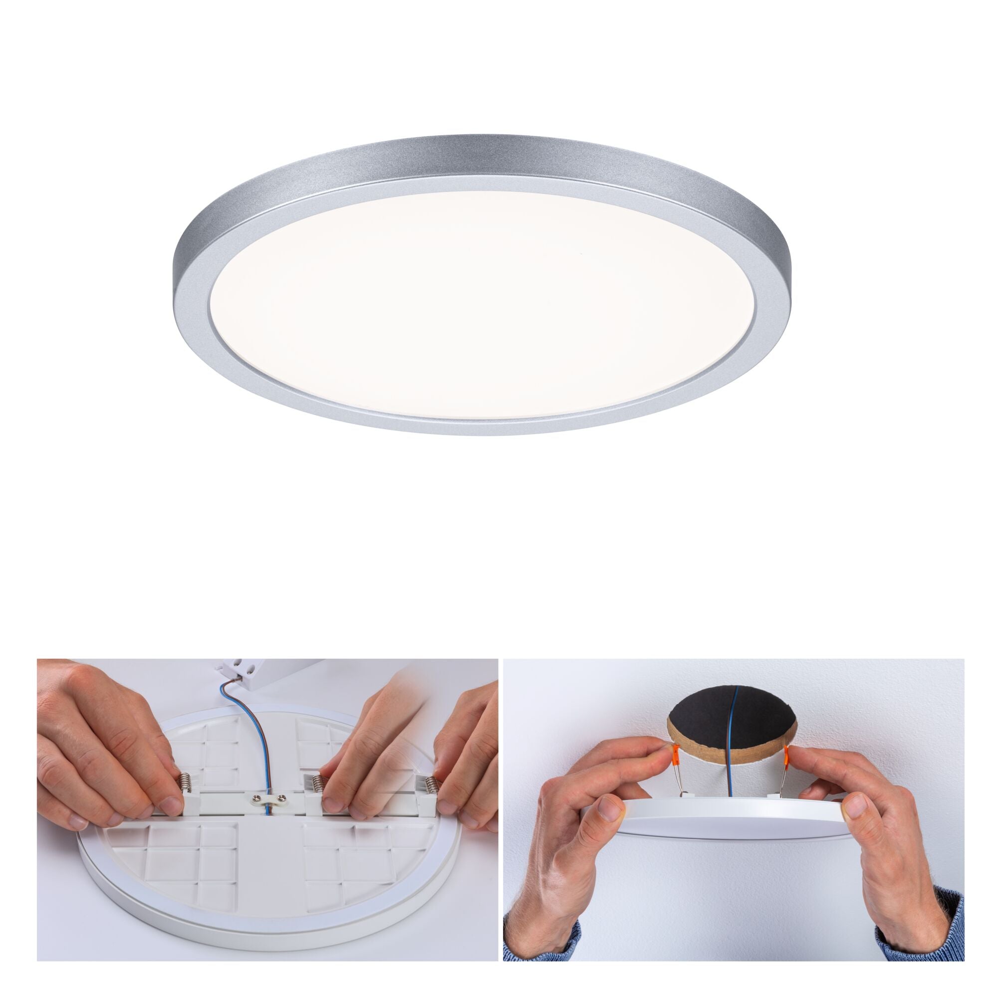 VariFit Areo IP44 rund 175mm 13W 1200lm 4000K Chrom matt - Paulmann - 93038