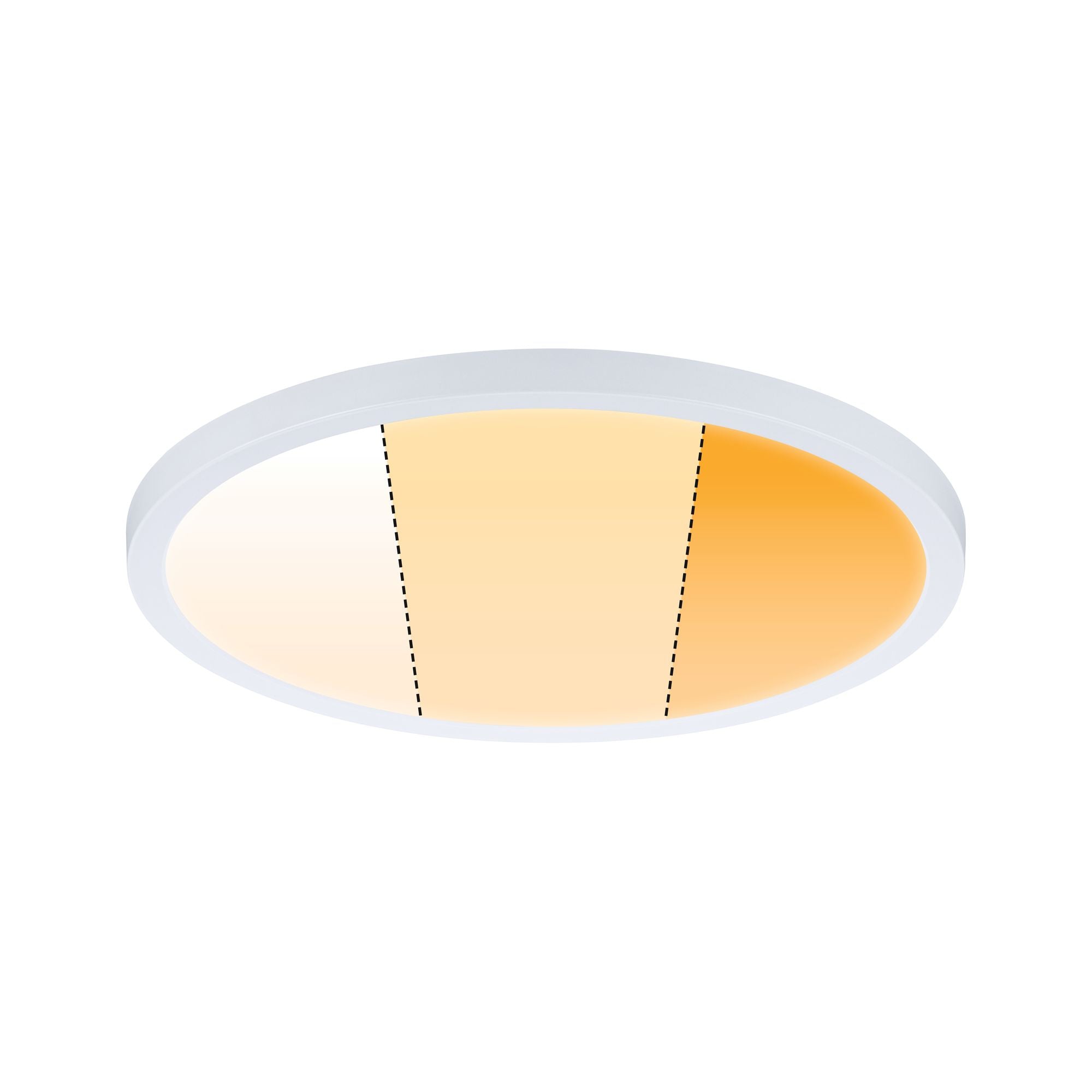 VariFit Areo IP44 rund 230mm 16W 1400lm 3 Step Dim to warm Weiß matt dimmbar - Paulmann - 92990