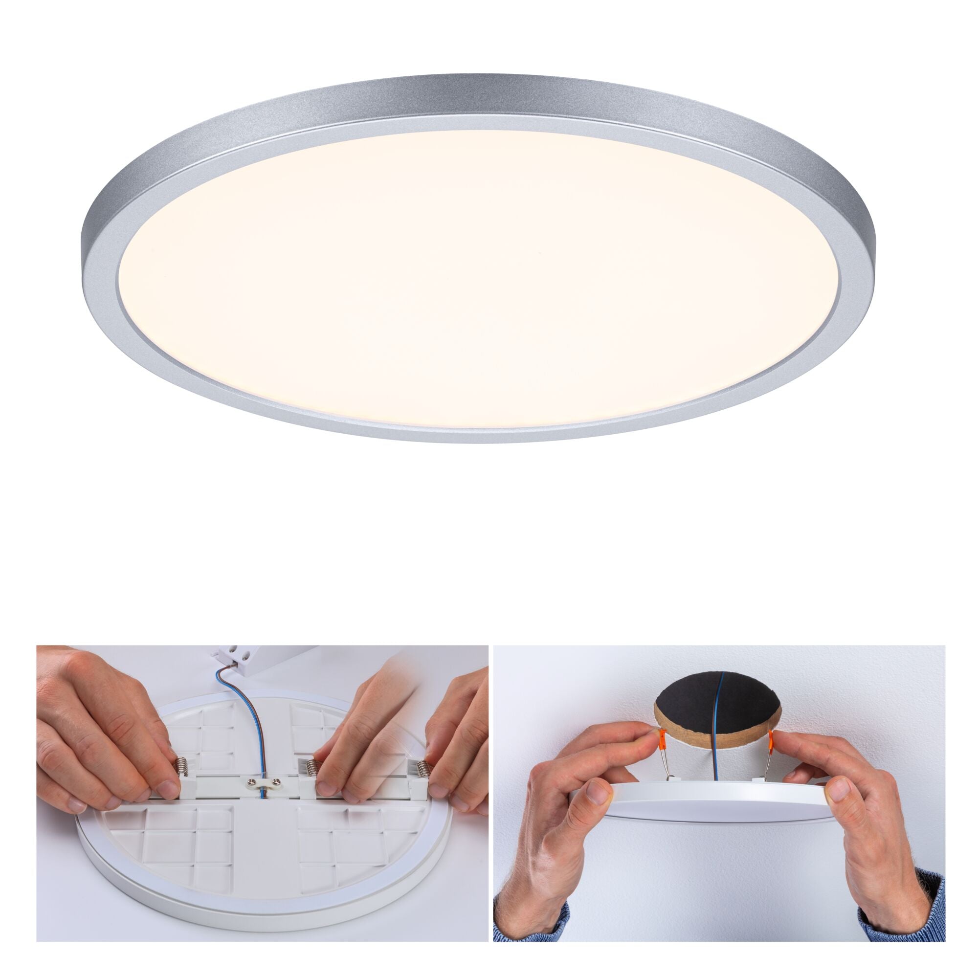 VariFit Areo IP44 rund 230mm 16W 1400lm 3000K Chrom dimmbar - Paulmann - 93052