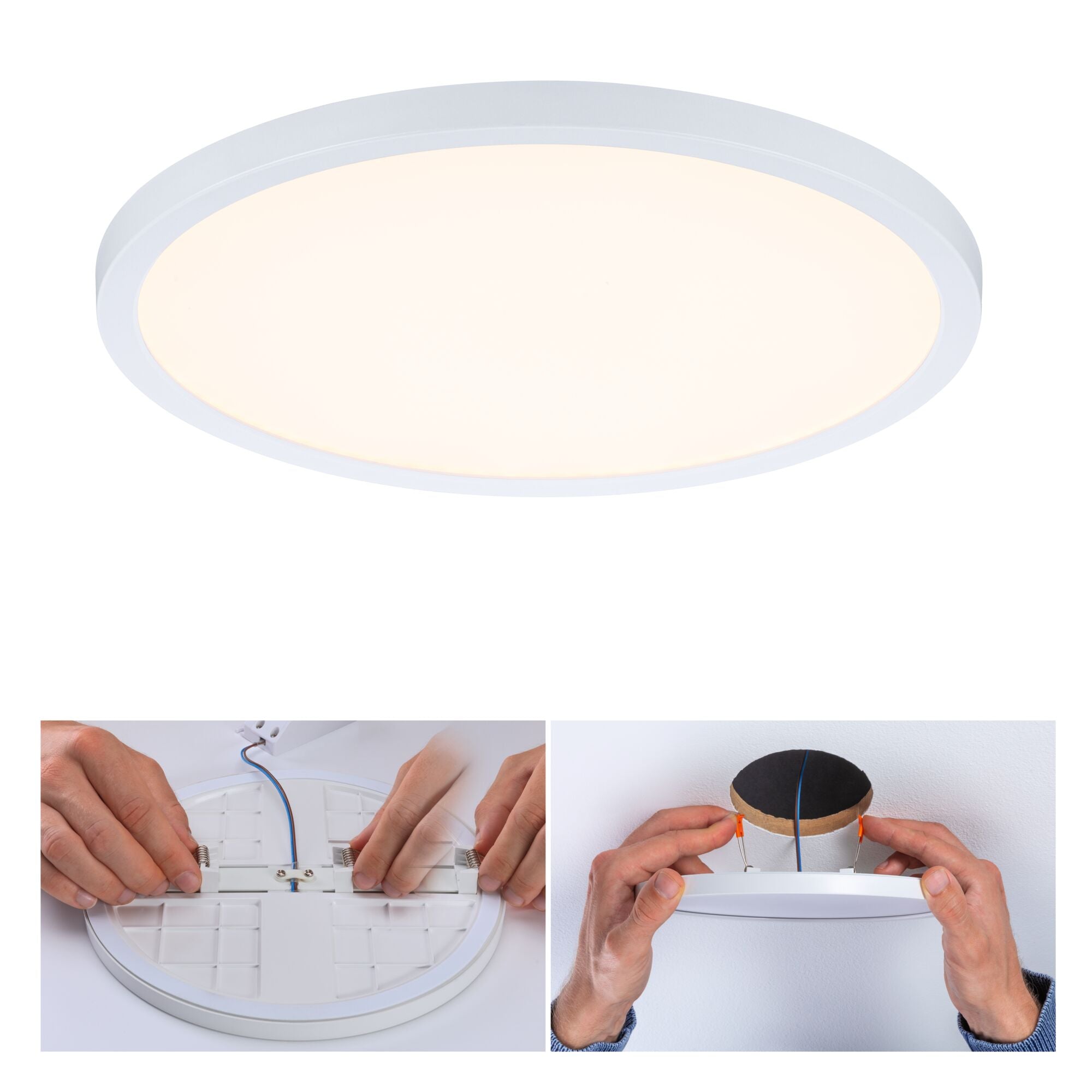 VariFit Areo IP44 rund 230mm 16W 1400lm 3000K Weiß dimmbar - Paulmann - 93050