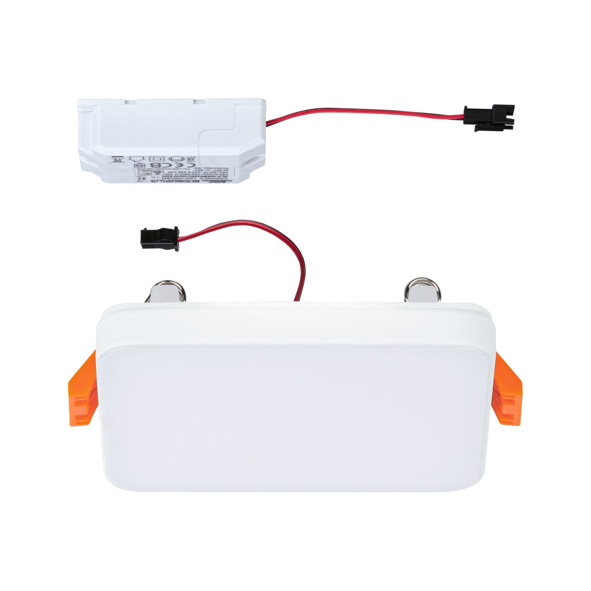 VariFit Veluna Edge IP44 eckig 90x90mm 6W 450lm 3000K Weiß dimmbar - Paulmann - 79947