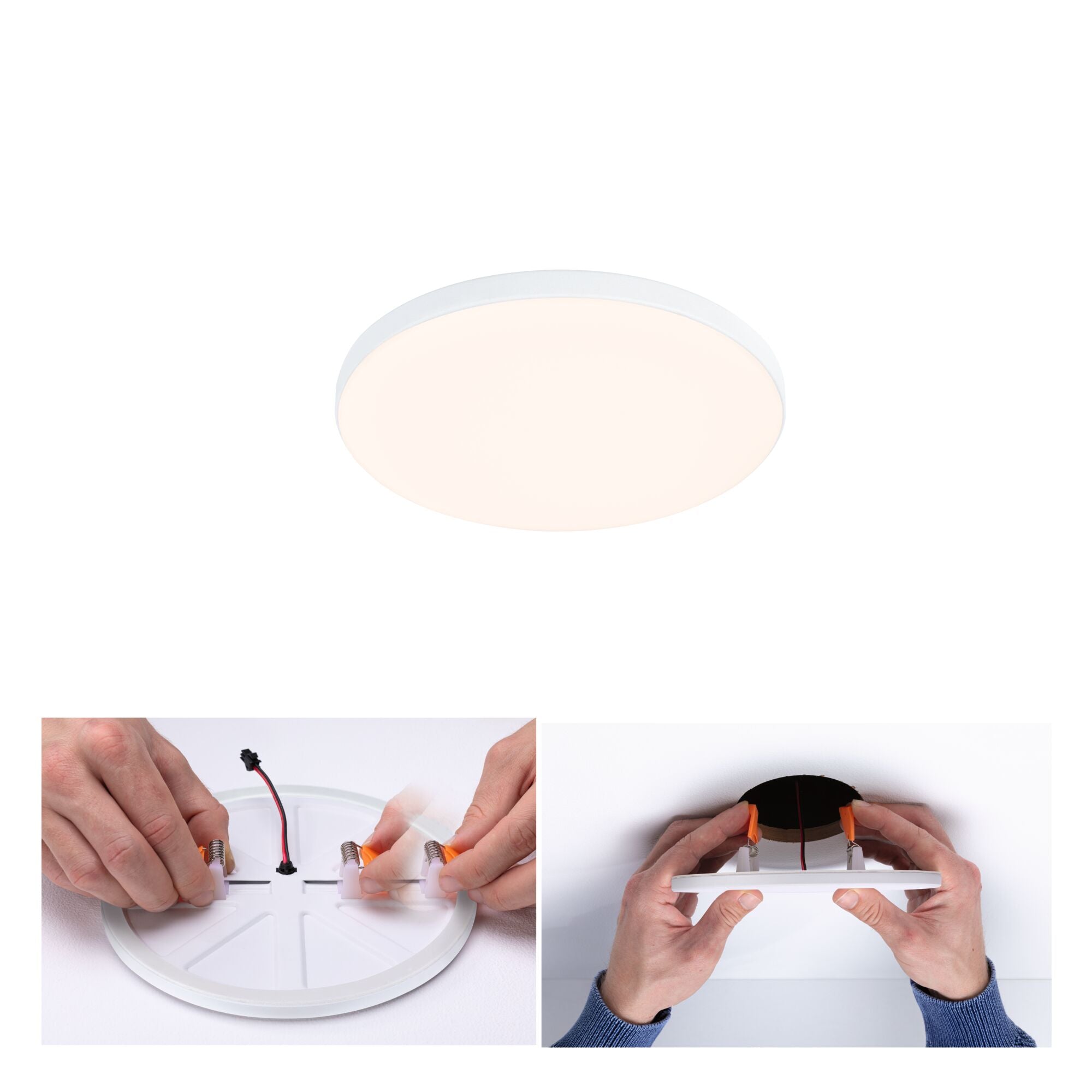 VariFit Veluna Edge IP44 rund 120mm 8,5W 650lm 3000K Weiß - Paulmann - 79939