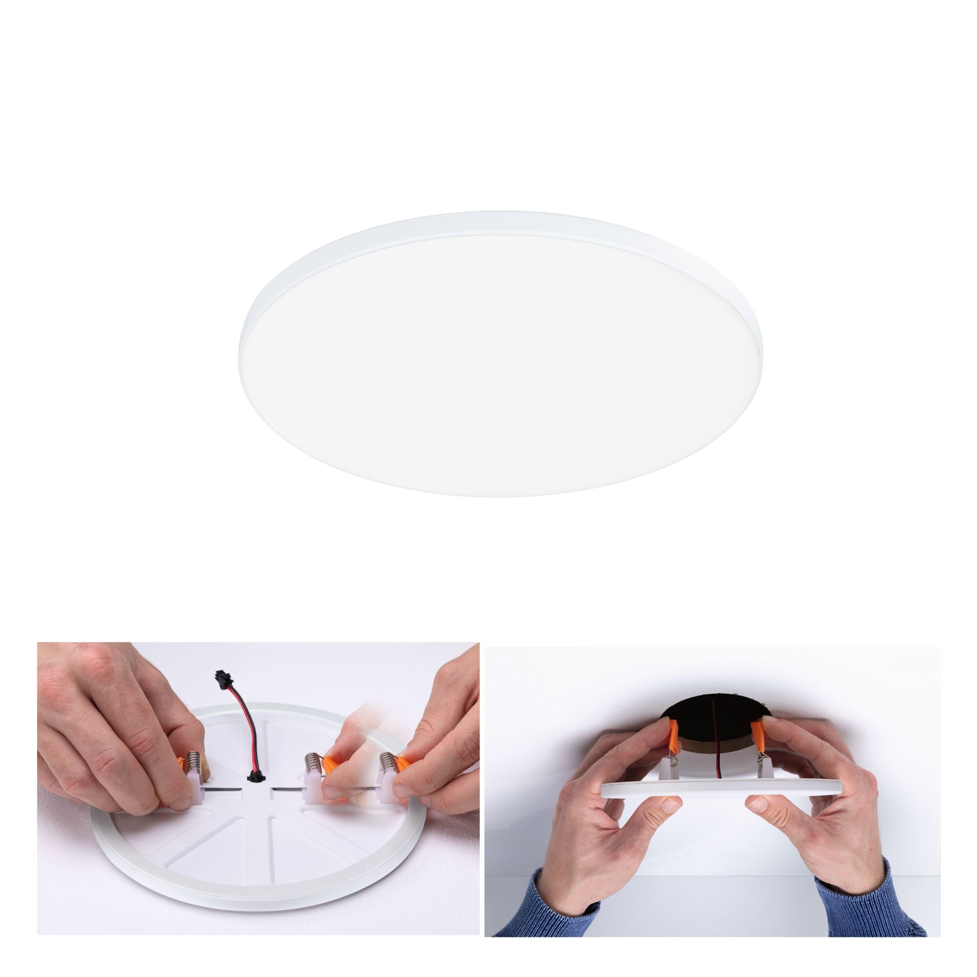 VariFit Veluna Edge IP44 rund 160mm 12W 1100lm 4000K Weiß dimmbar - Paulmann - 79951