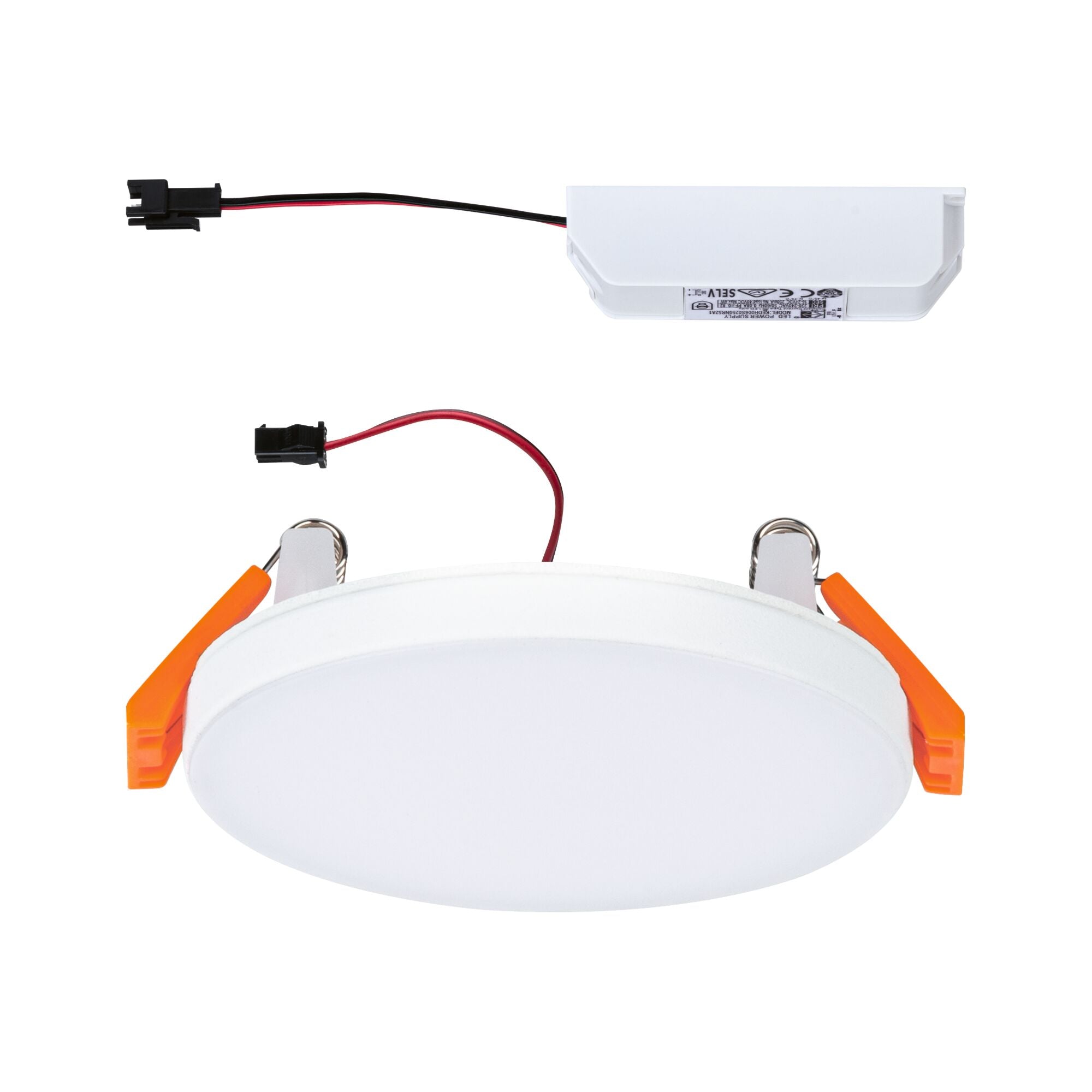VariFit Veluna Edge IP44 rund 90mm 6W 450lm 3000K Weiß - Paulmann - 79938