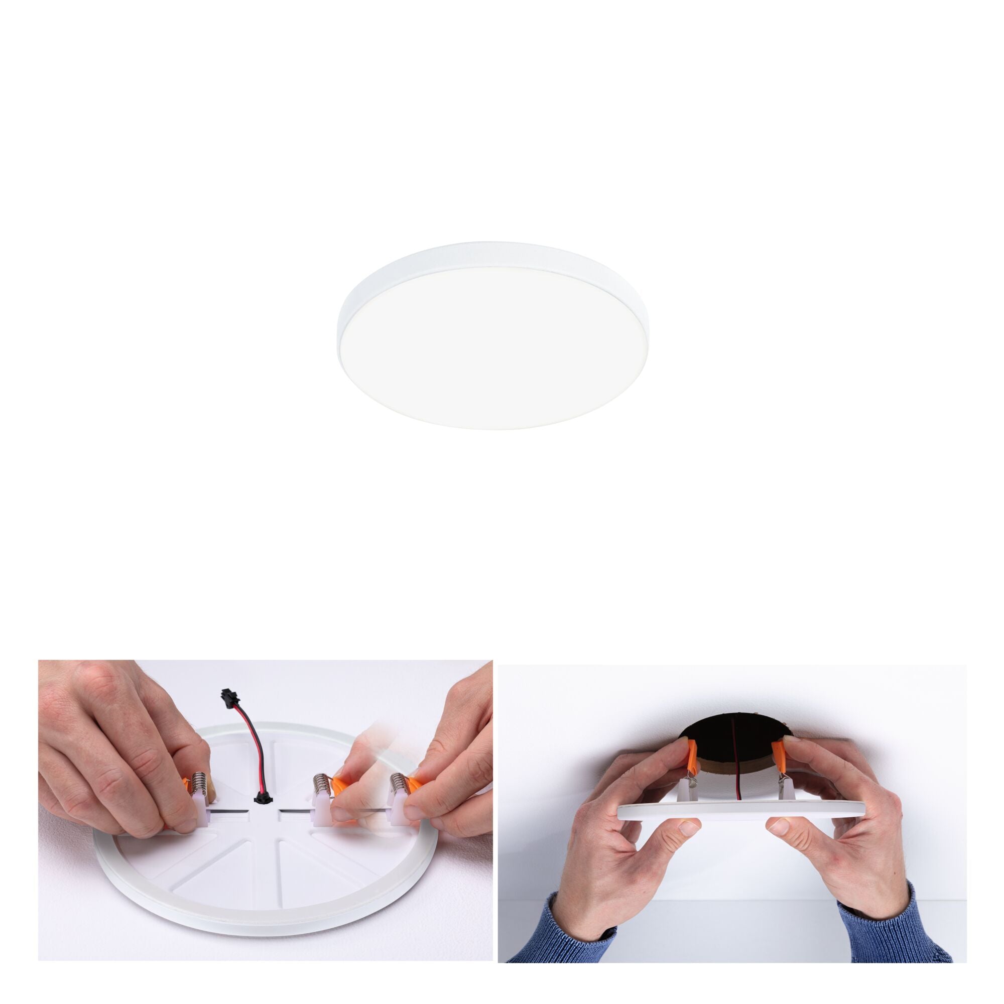 VariFit Veluna Edge IP44 rund 90mm 6W 500lm 4000K Weiß - Paulmann - 79932