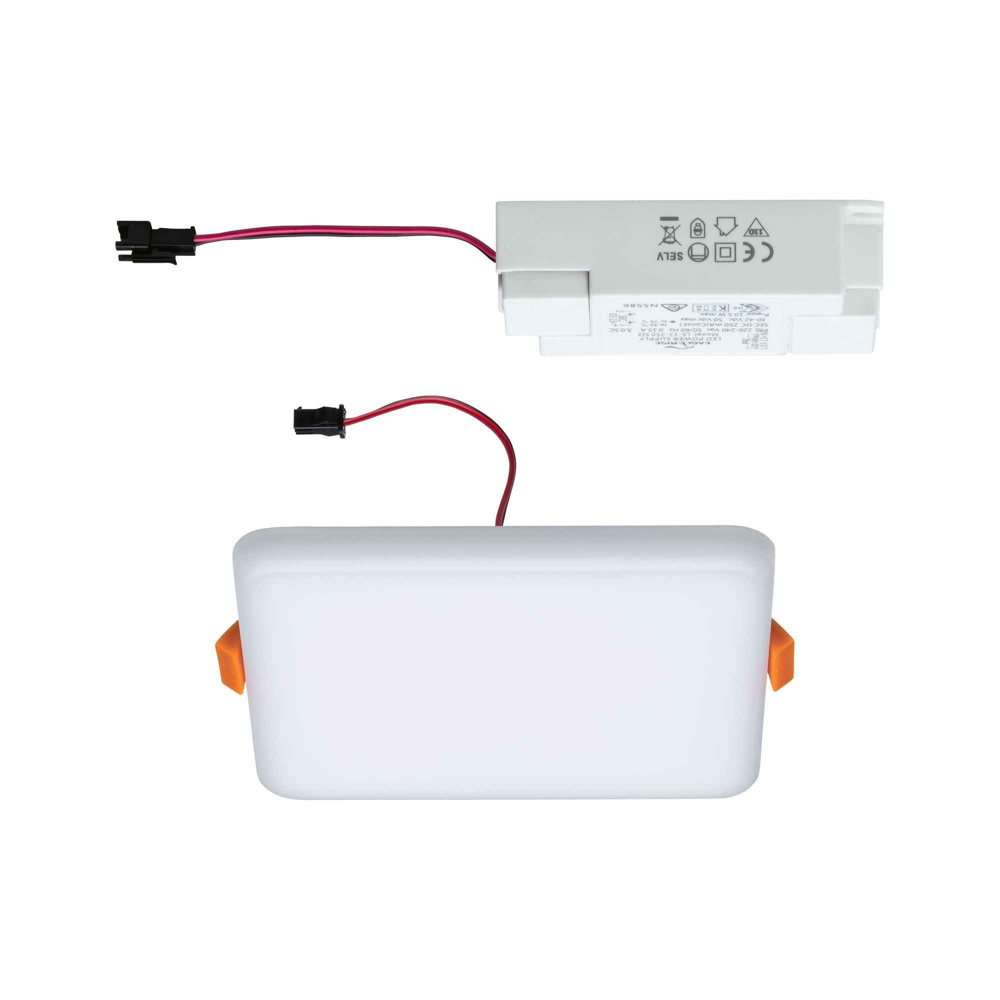 VariFit Veluna IP44 eckig 125x125mm 8,5W 750lm 4000K Satin - Paulmann - 92397