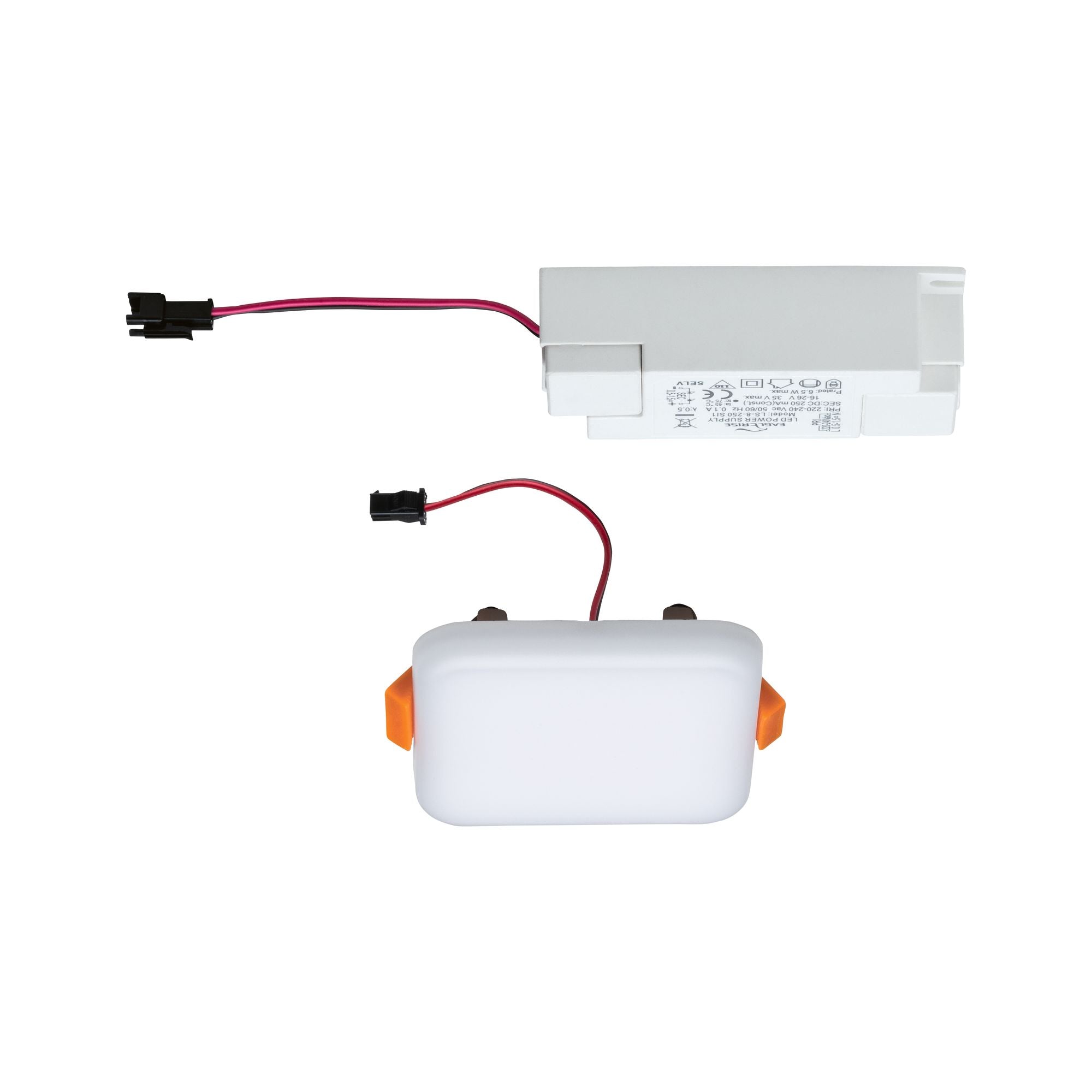 VariFit Veluna IP44 eckig 75x75mm 4,5W 400lm 4000K Satin - Paulmann - 92396