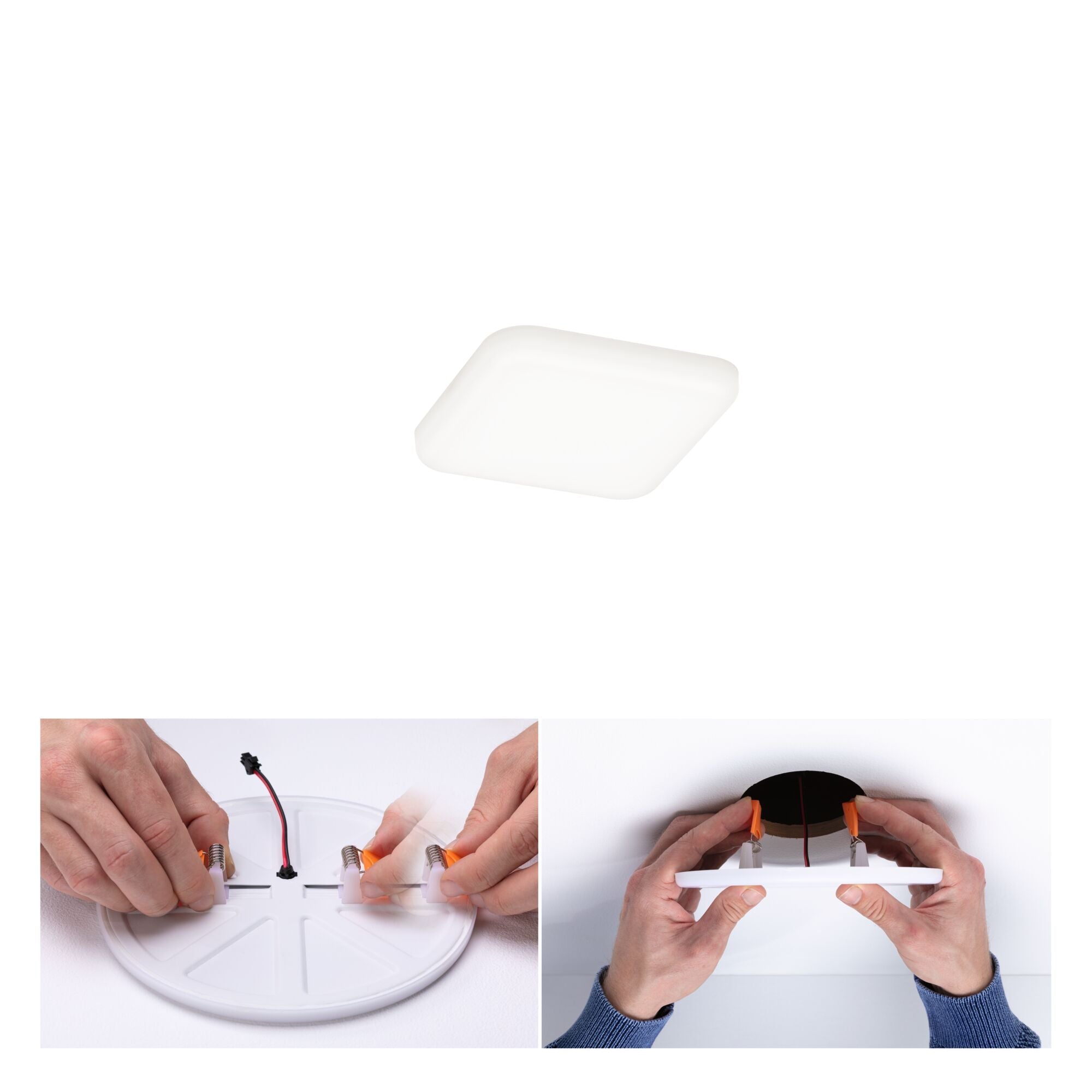 VariFit Veluna IP44 eckig 75x75mm 4,5W 400lm 4000K Satin - Paulmann - 92396
