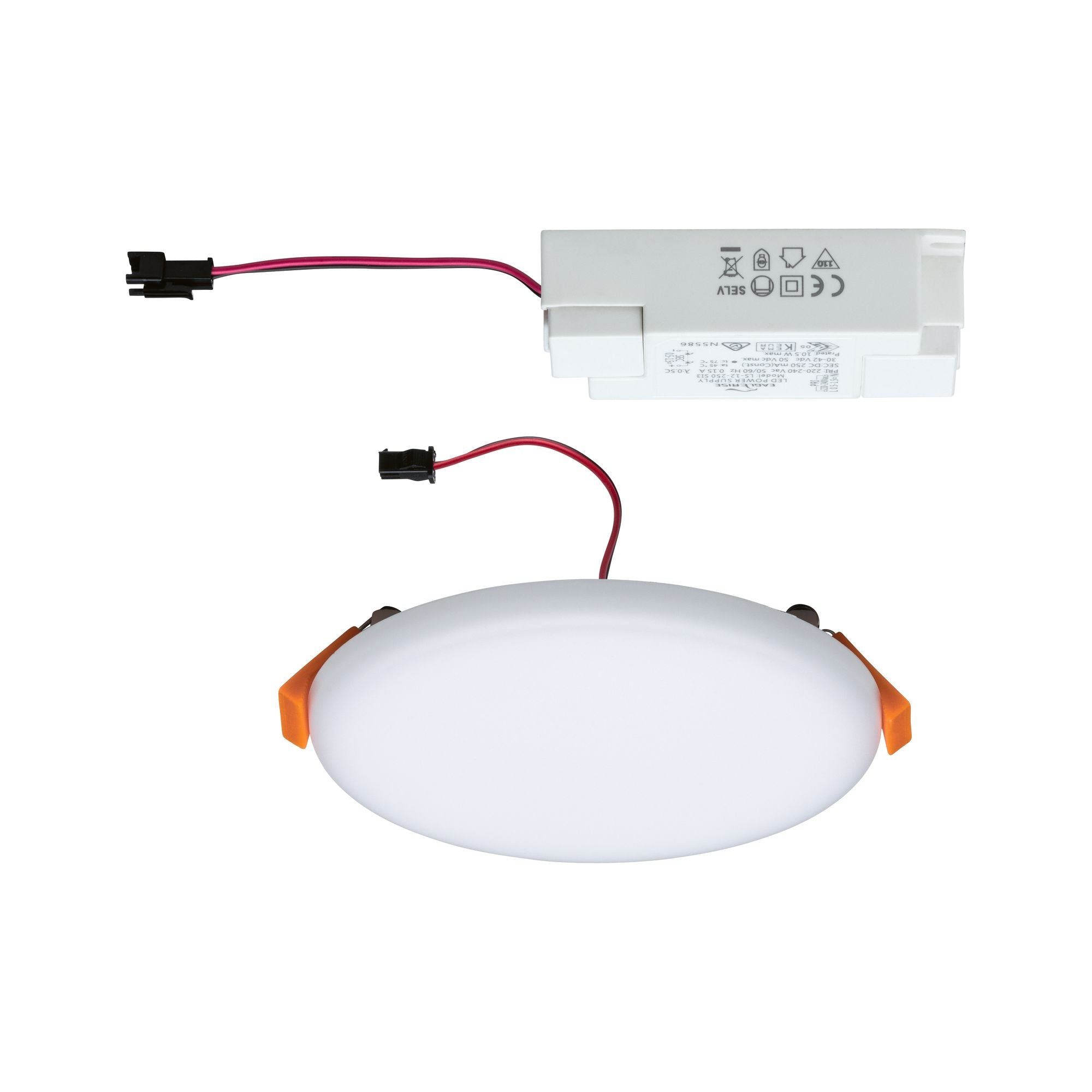 VariFit Veluna IP44 rund 125mm 8,5W 700lm 3000K Satin - Paulmann - 92388