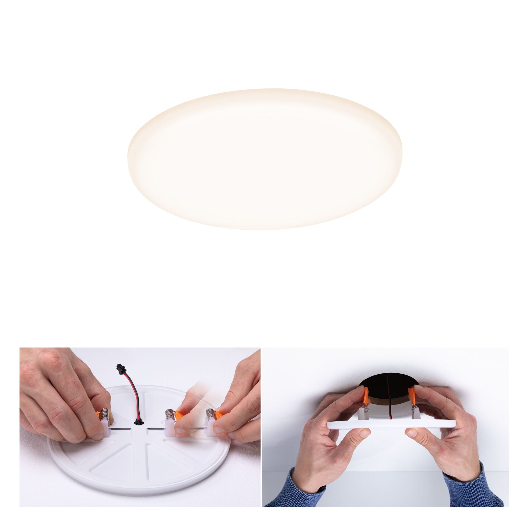 VariFit Veluna IP44 rund 125mm 8,5W 700lm 3000K Satin - Paulmann - 92388