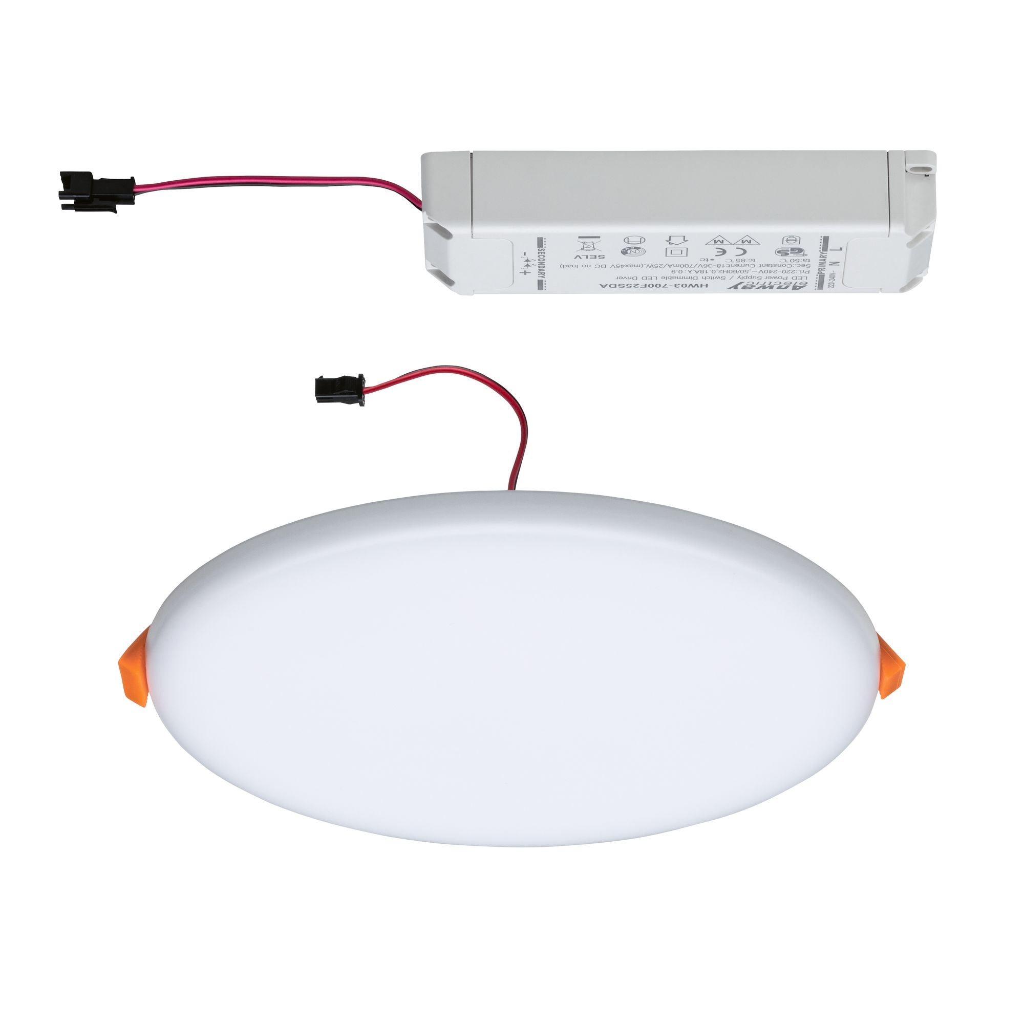 VariFit Veluna IP44 rund 185mm 17,5W 1400lm 4000K Satin dimmbar - Paulmann - 93067