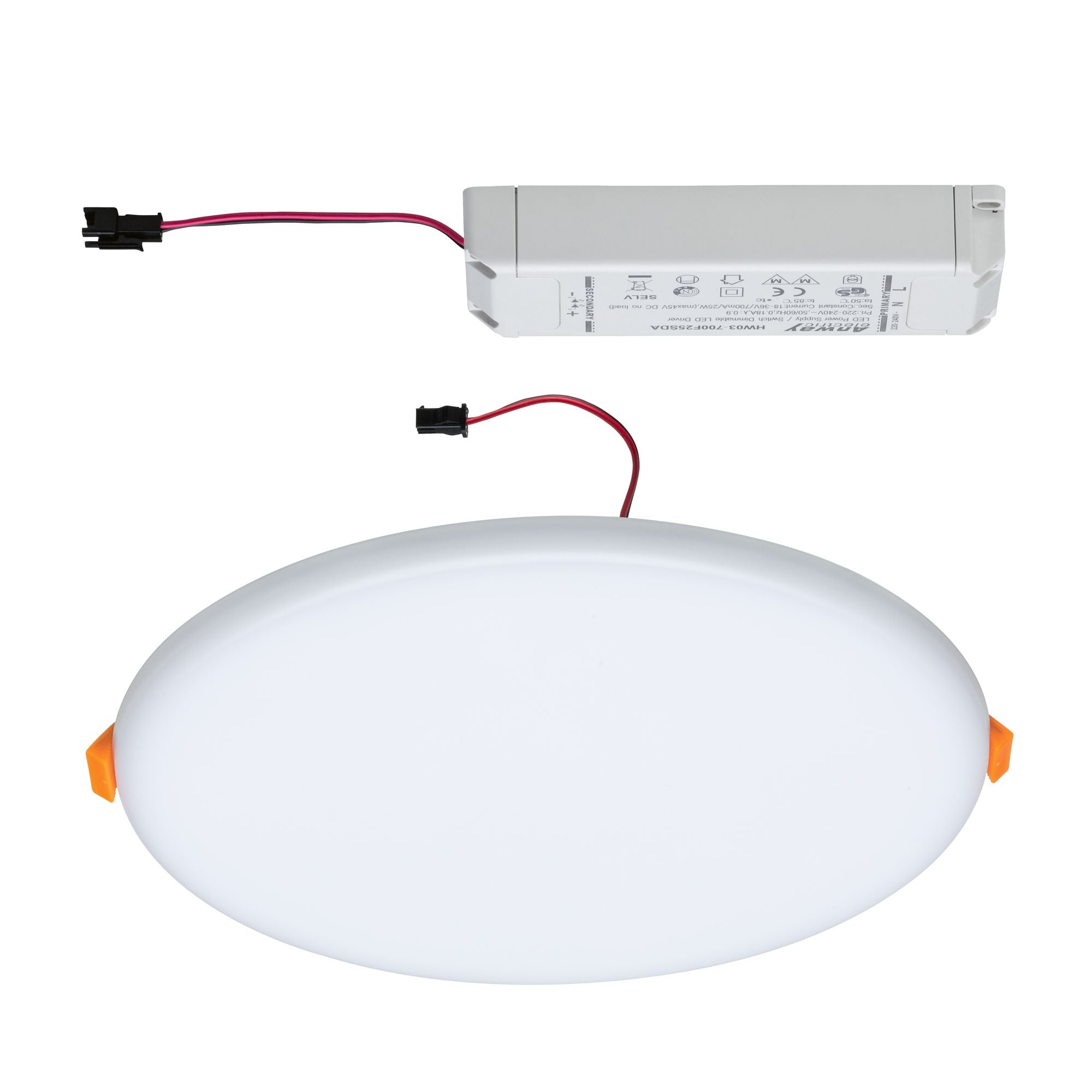 VariFit Veluna IP44 rund 215mm 22W 1700lm 4000K Satin dimmbar - Paulmann - 93068