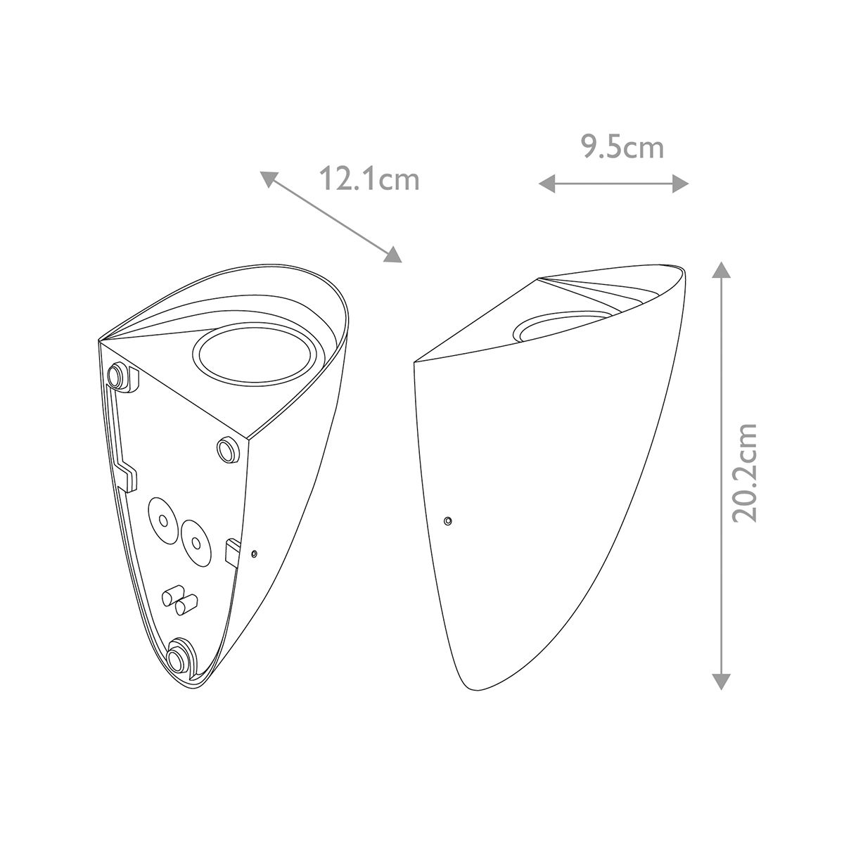 Vendela LED - Wandleuchte - Schwarz - Elsteadlighting - VENDELA