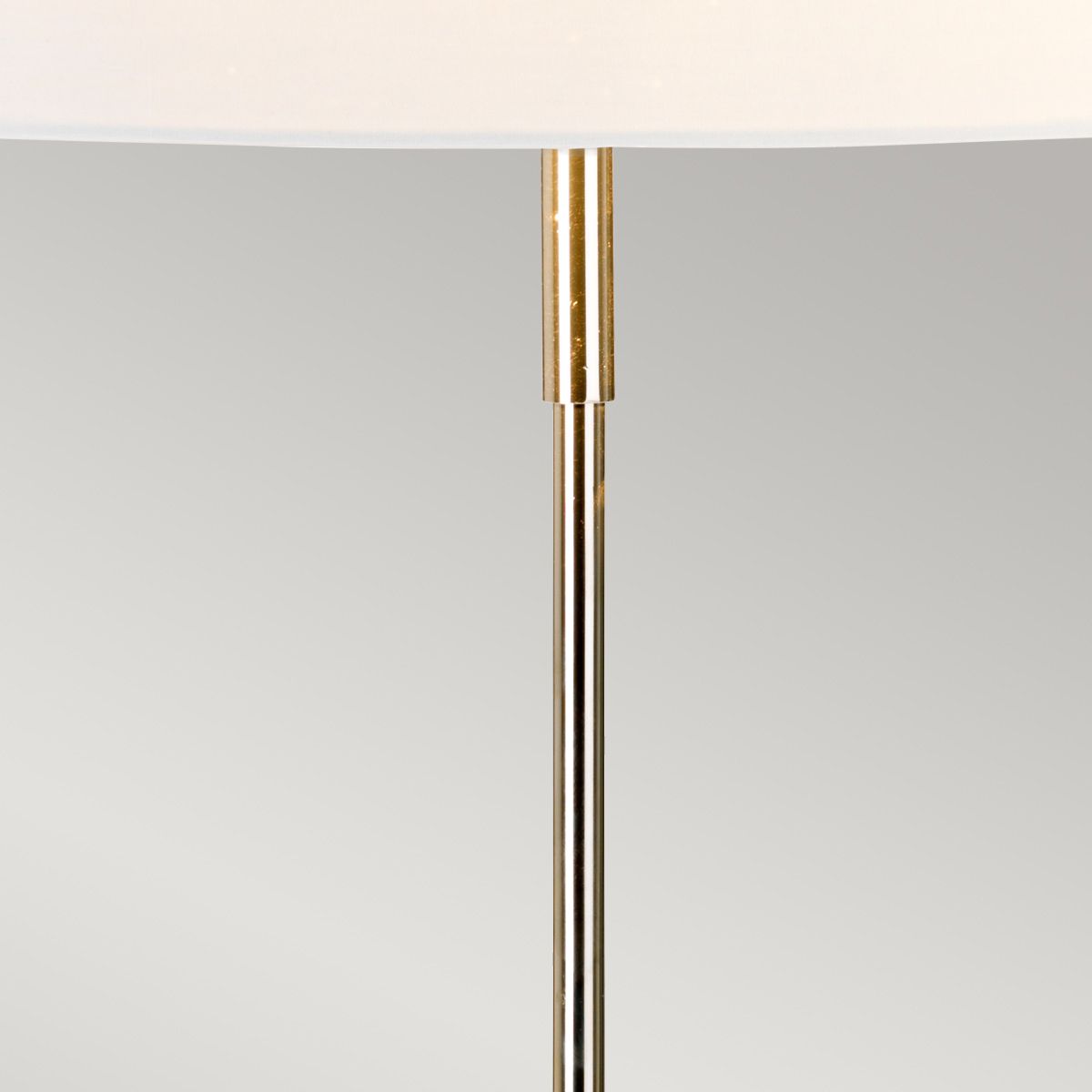 Vicenza Tischlampe - Dunkelgraues poliertes Nickel
