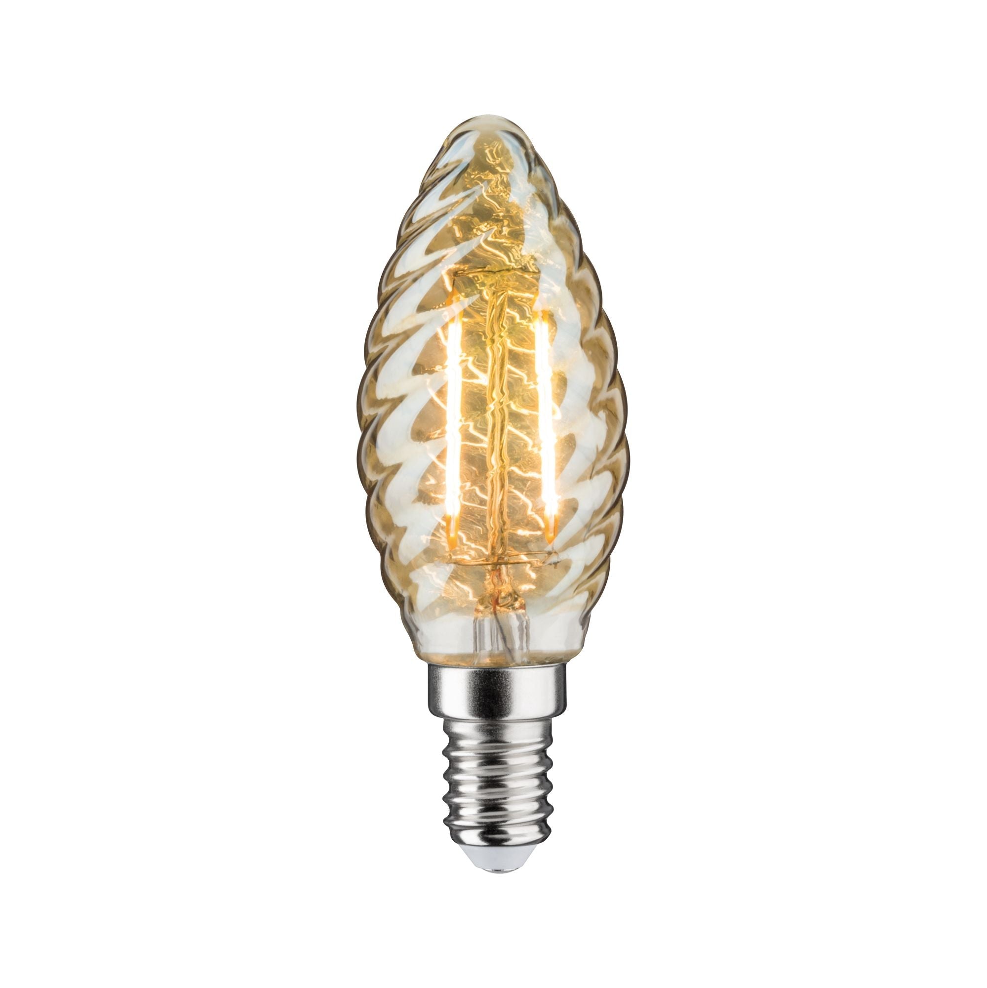 Vintage Edition LED Kerze gedrehtes Glas 260lm 2,6W 2500K Gold - Paulmann - 28708