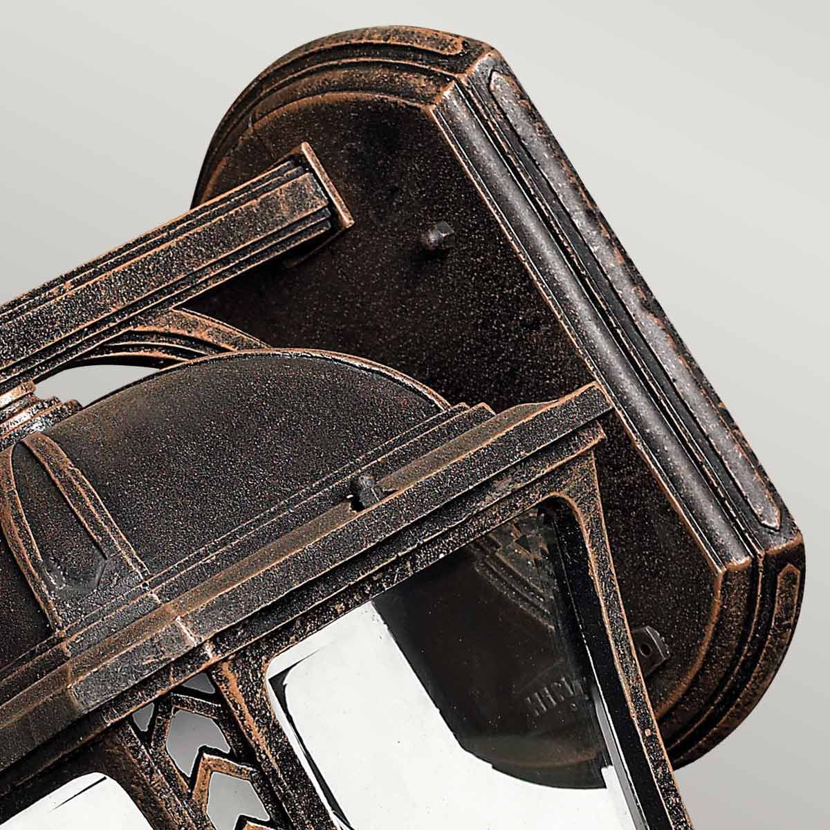 Wabash 2 - flammige mittelgroße Wandlaterne - Mokka - Elsteadlighting - HK - WABASH2 - M