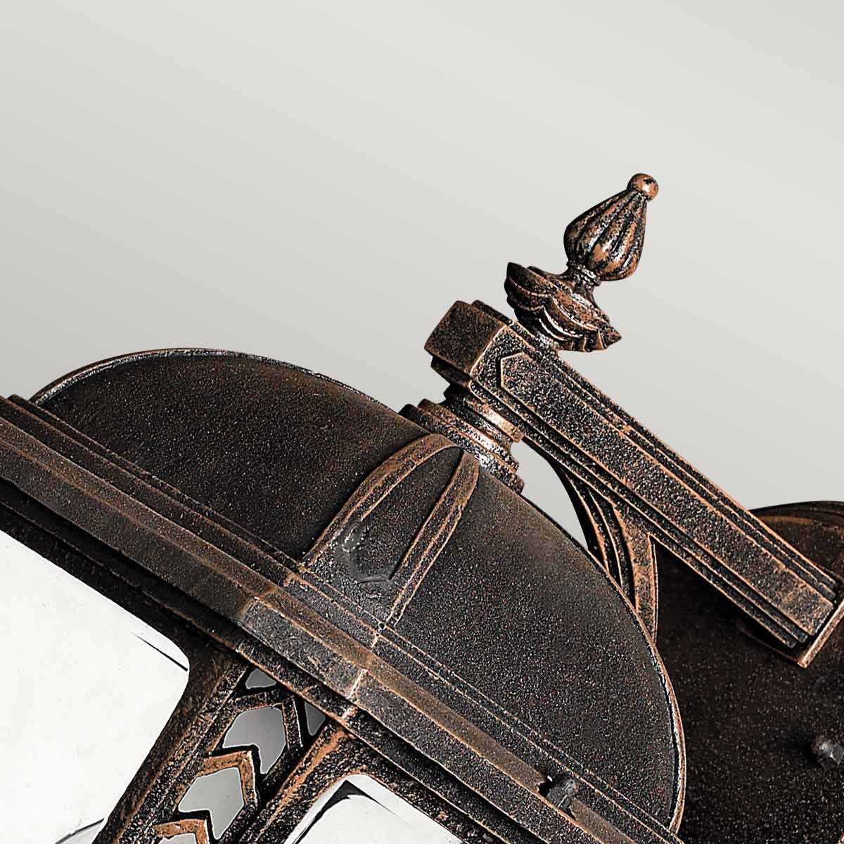 Wabash 2 - flammige mittelgroße Wandlaterne - Mokka - Elsteadlighting - HK - WABASH2 - M