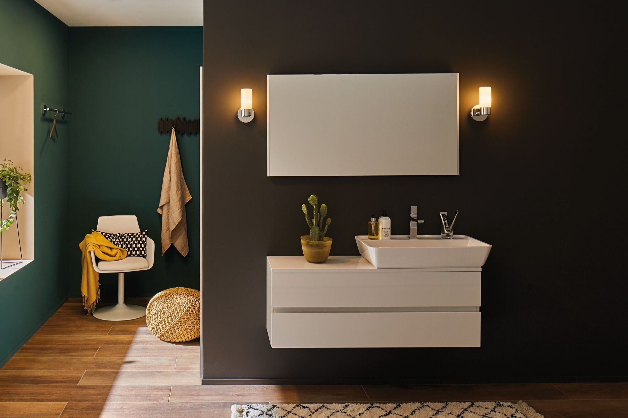 Wandleuchte Eleon IP44 G9 230V max. 33W dimmbar Chrom/Satin - Paulmann - 70839