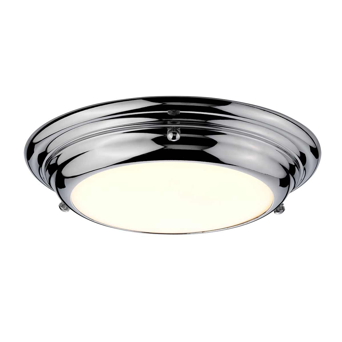 Welland 1-flammige Mini-LED-Deckenleuchte, poliertes Chrom