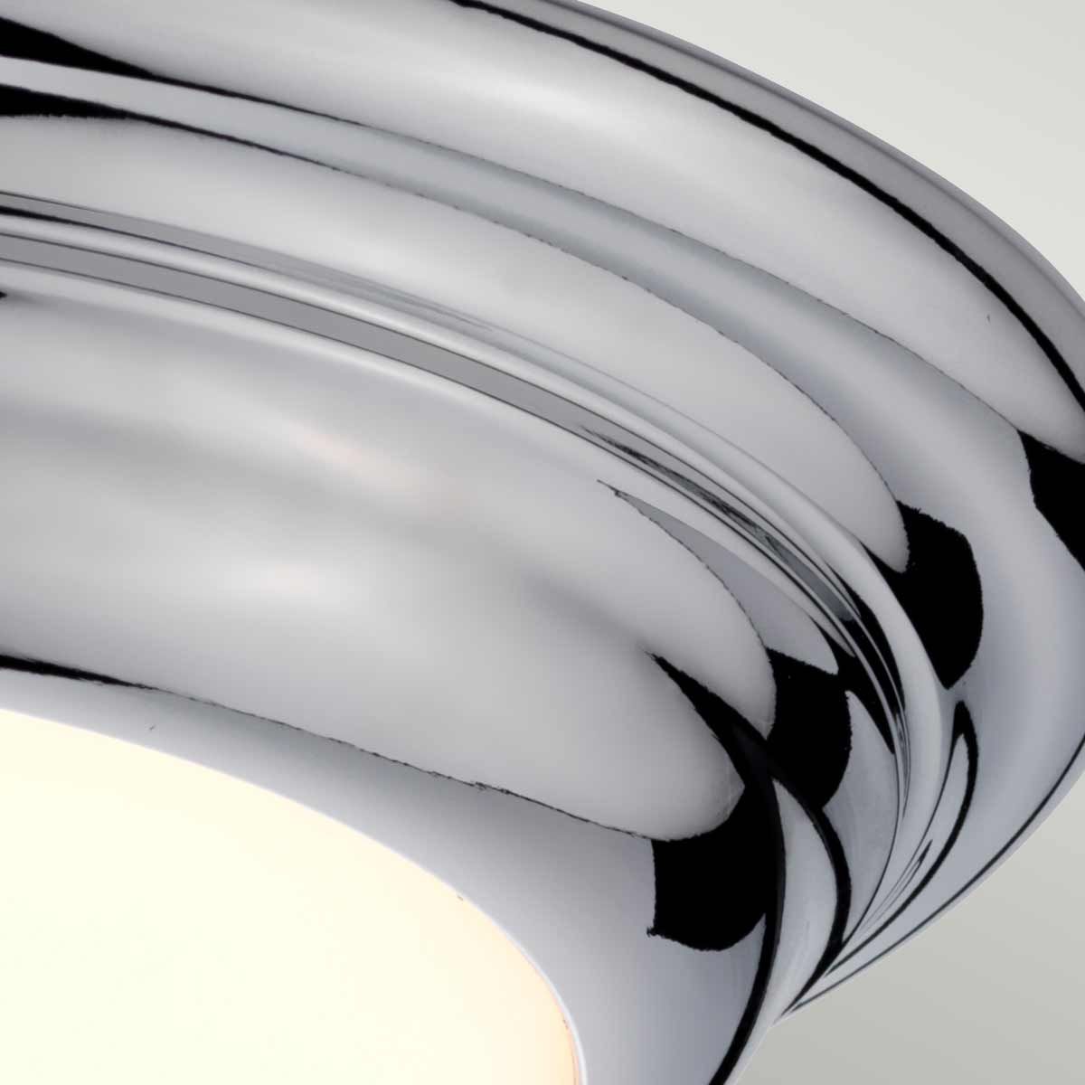 Welland 1-flammige Mini-LED-Deckenleuchte, poliertes Chrom