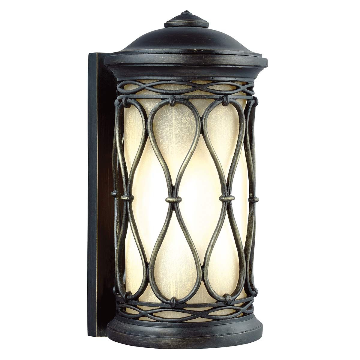 Wellfleet 1 - flammige Wandlaterne - Gealterte Bronze - Elsteadlighting - FE - WELLFLEET - S