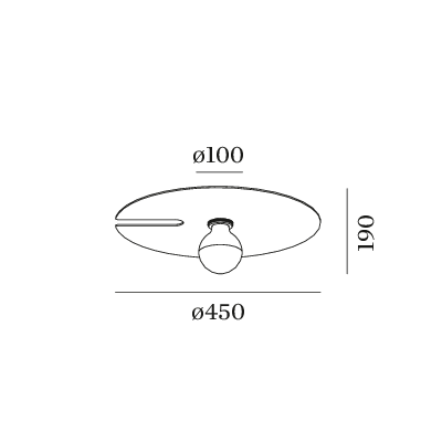 MIRRO WALL/CEIL. 2.0 E27