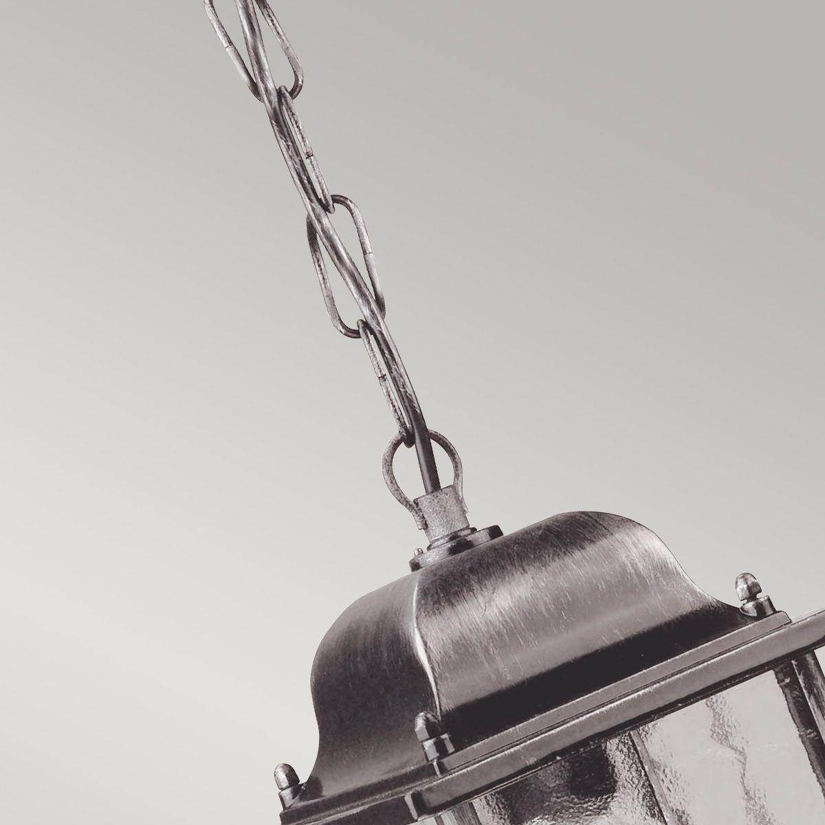 Wexford 1 - Licht - Kettenlaterne - Schwarz/Silber - Elsteadlighting - WX9