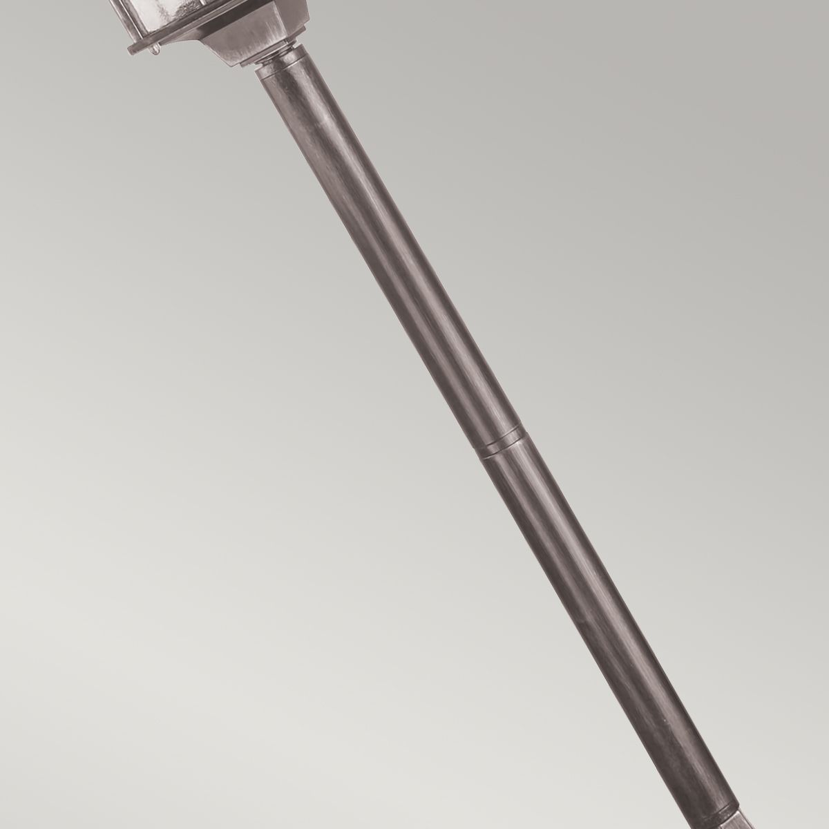 Wexford Säulenlaterne, 1 Licht, Schwarz/Silber - Elsteadlighting - WX4