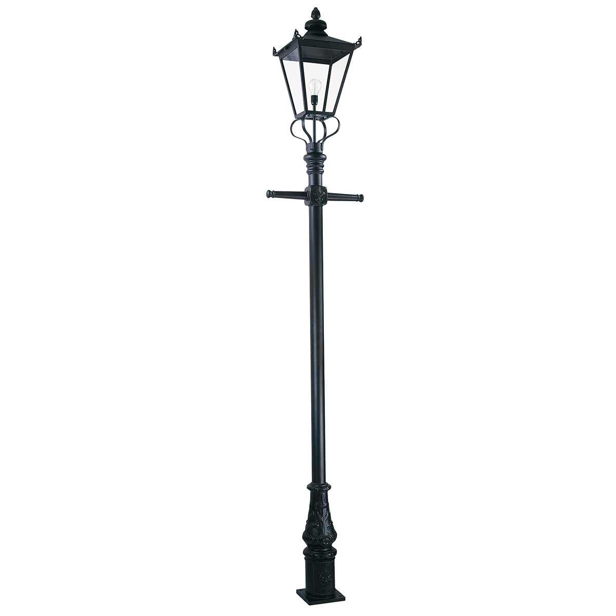 Wilmslow Laternenpfahl mit 1 Licht, Schwarz - Elsteadlighting - WSLP1 - BLACK