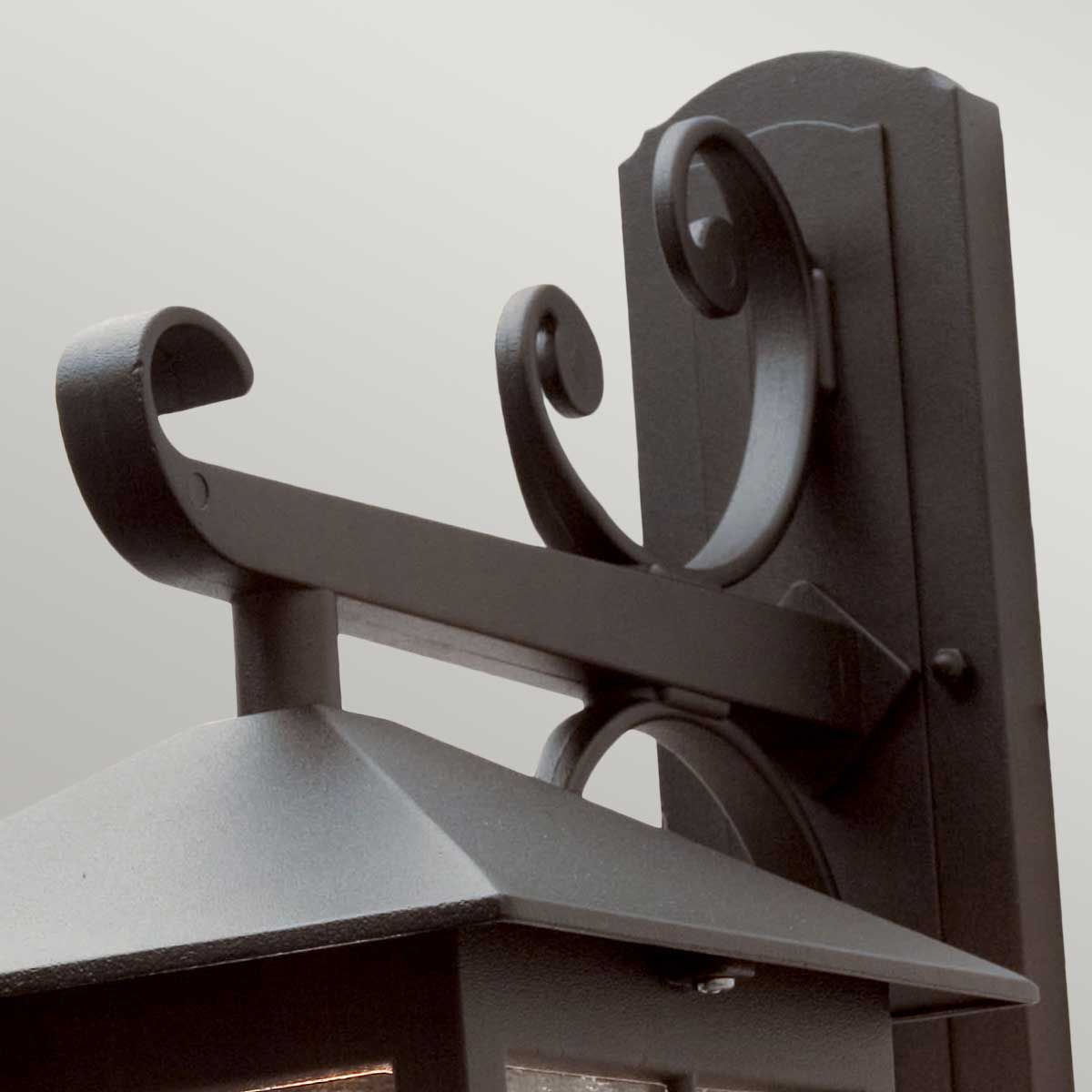 Winchester 1 - flammige Wandlaterne - Schwarz - Außenbereich - Elsteadlighting - BL19 - BLACK