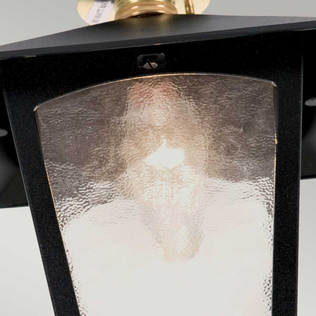 York Verandalaterne mit 1 Licht, Schwarz - Elsteadlighting - BL6C - BLACK