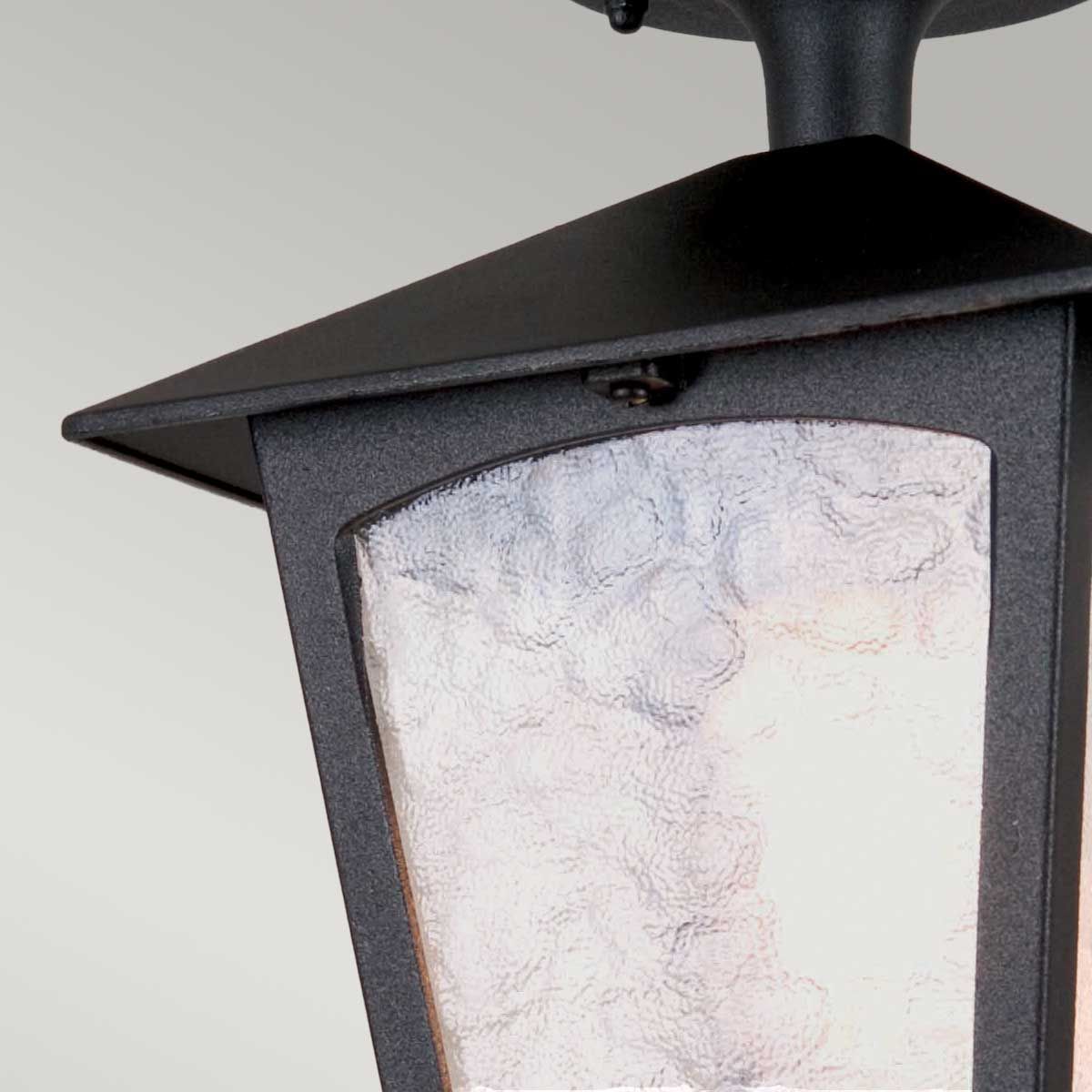 York Verandalaterne mit 1 Licht - Schwarz - Elsteadlighting - BL6A - BLACK