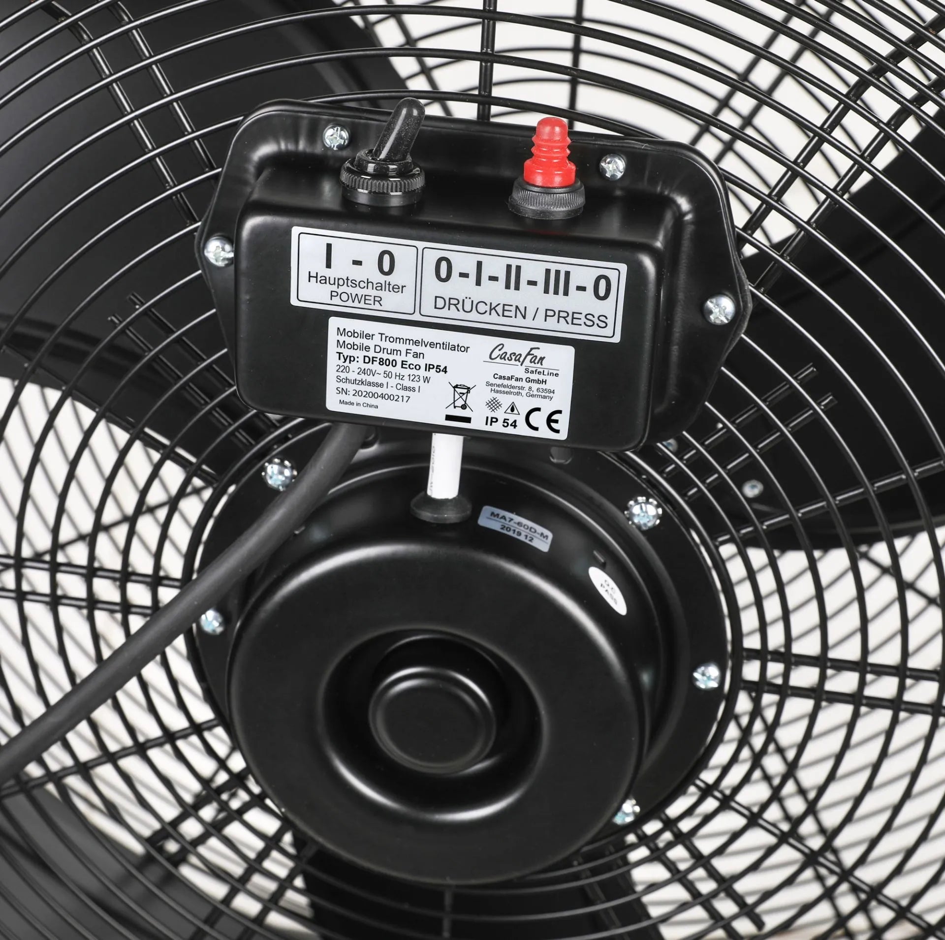 Hochleistungs-Trommelventilator DF800/DF600 Eco IP54 - CasaFan - lightnox.de