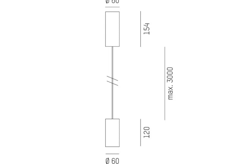DARK NIGHT XS Pendelleuchte - schwarz - 3000 Kelvin