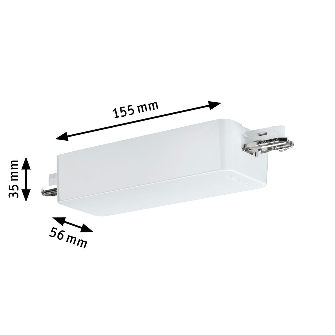 SmartHome Zigbee URail Dimm/Switch Weiß max. 400W An/Aus/Dimmen