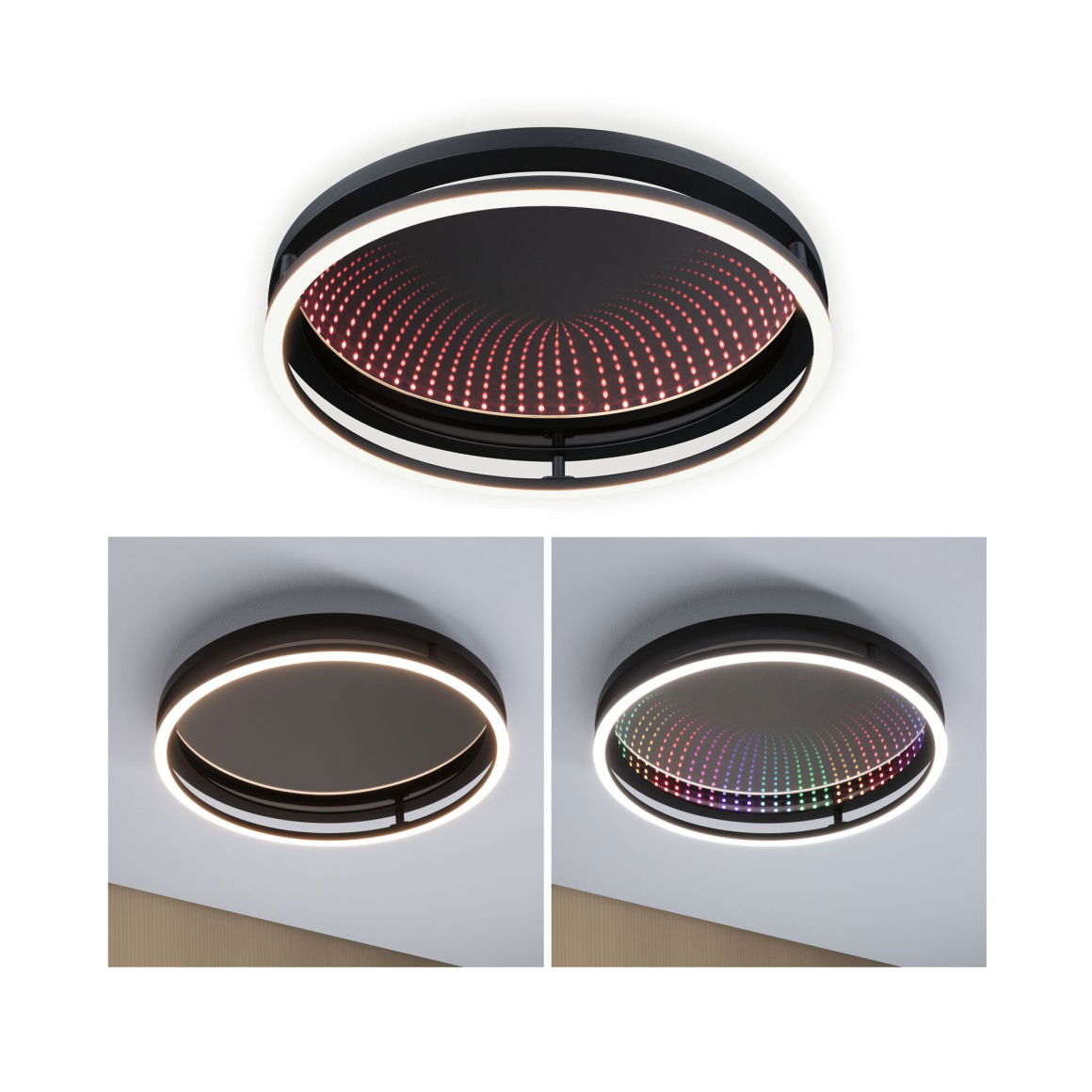 Spaceglow One LED 3D RGB rainb TunW Sz