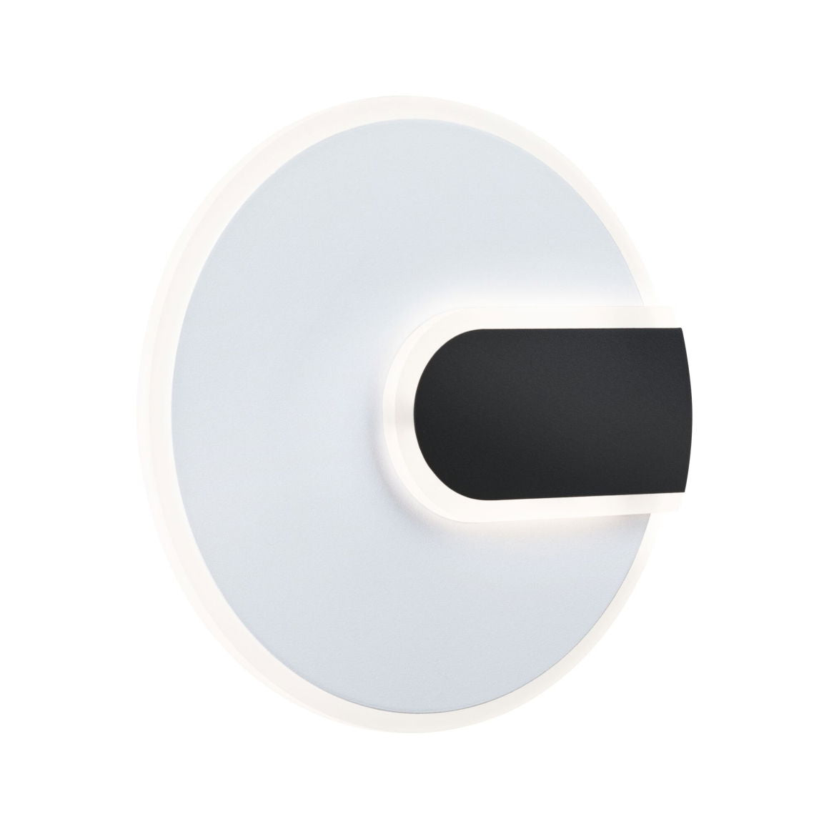 LED Wandleuchte 2Form  4000K 1160lm / 430lm 230V 9W / 3,5W Weiß/Schwarz