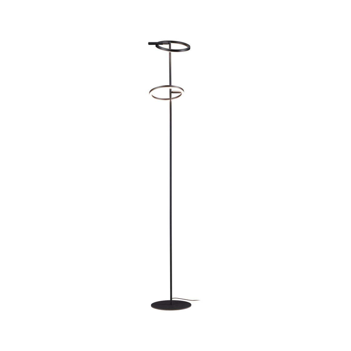 LED Stehleuchte Odila  Tunable White 2x1200lm 2x10,4W Schwarz matt, Chrom - Paulmann - lightnox.de