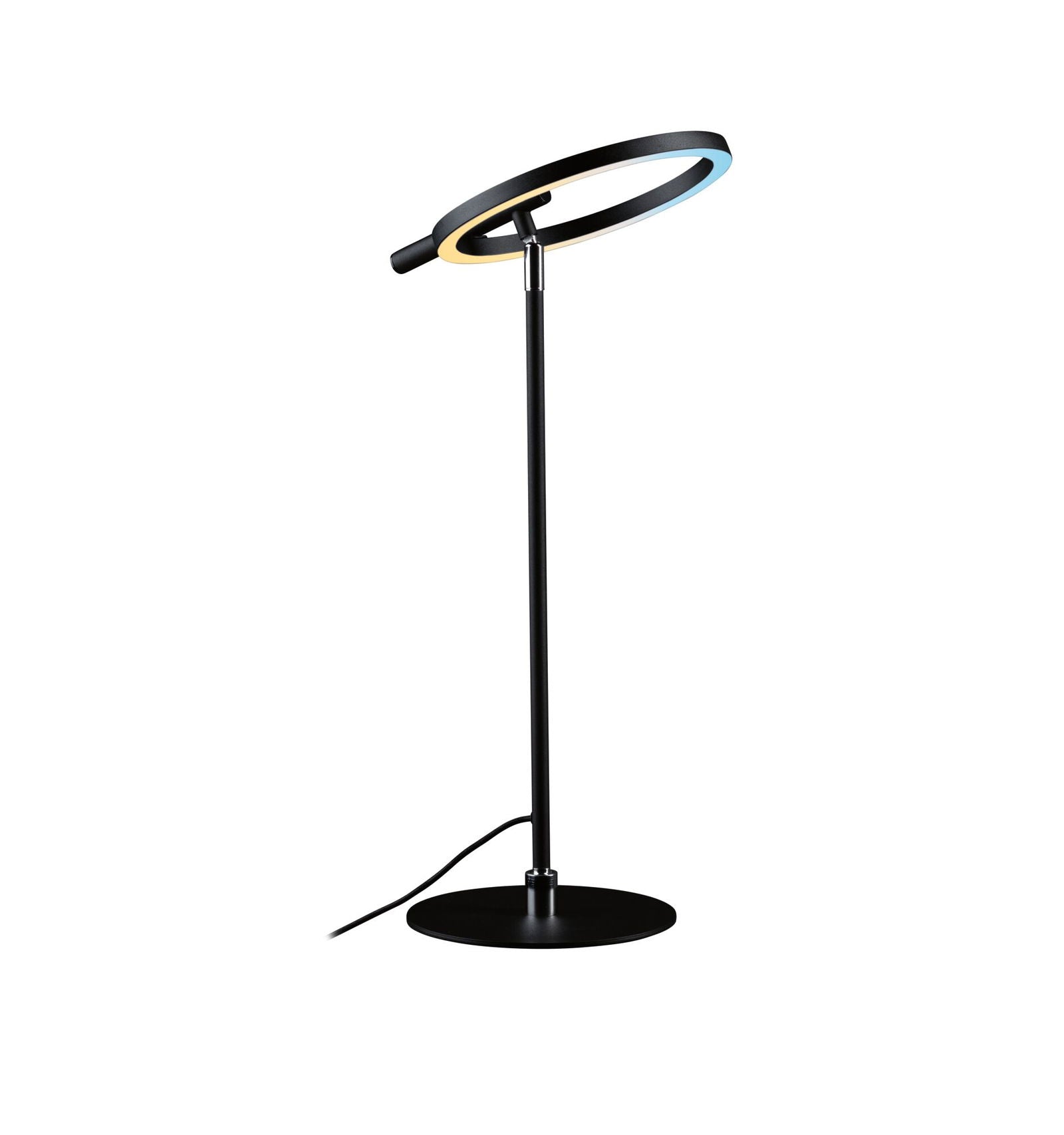 LED Schreibtischleuchte Odila  Tunable White 650lm 10,4W Schwarz matt, Chrom
