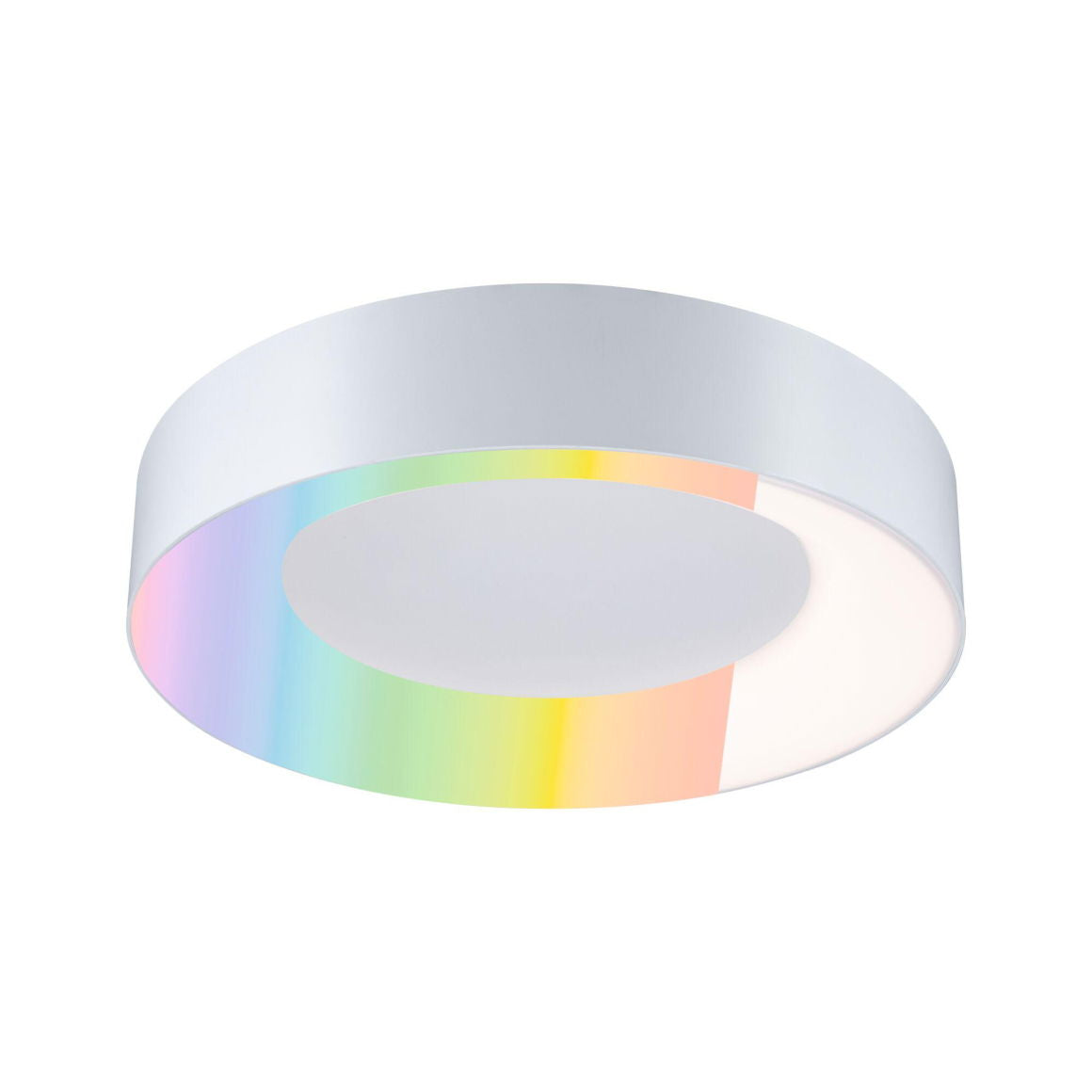Plafonnier LED Smart Home Zigbee 3.0 Casca IP44 RGBW+ 1750lm 230V 20W dimmable Blanc mat